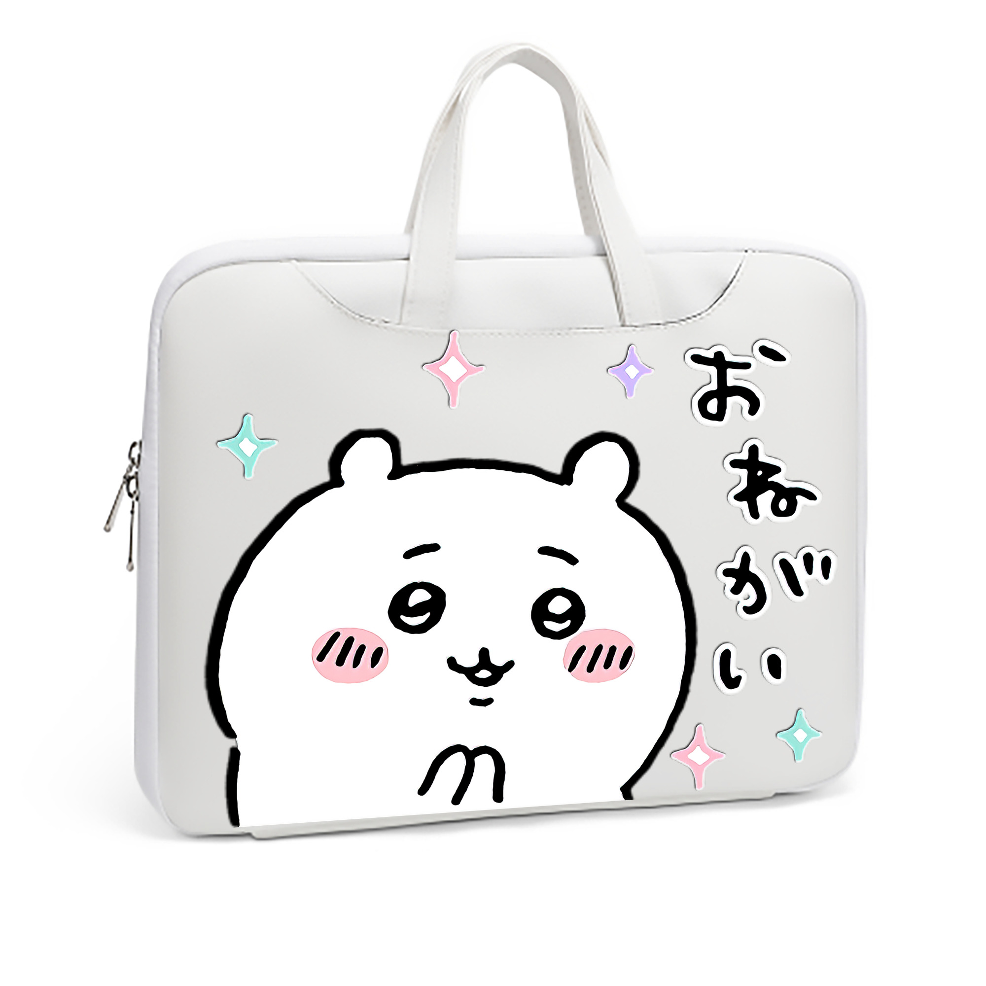 （画像用） ちいかわ ちいかわ Chii-kawa chiikawa レザーラップトップバッグ　ノートパソコンケース