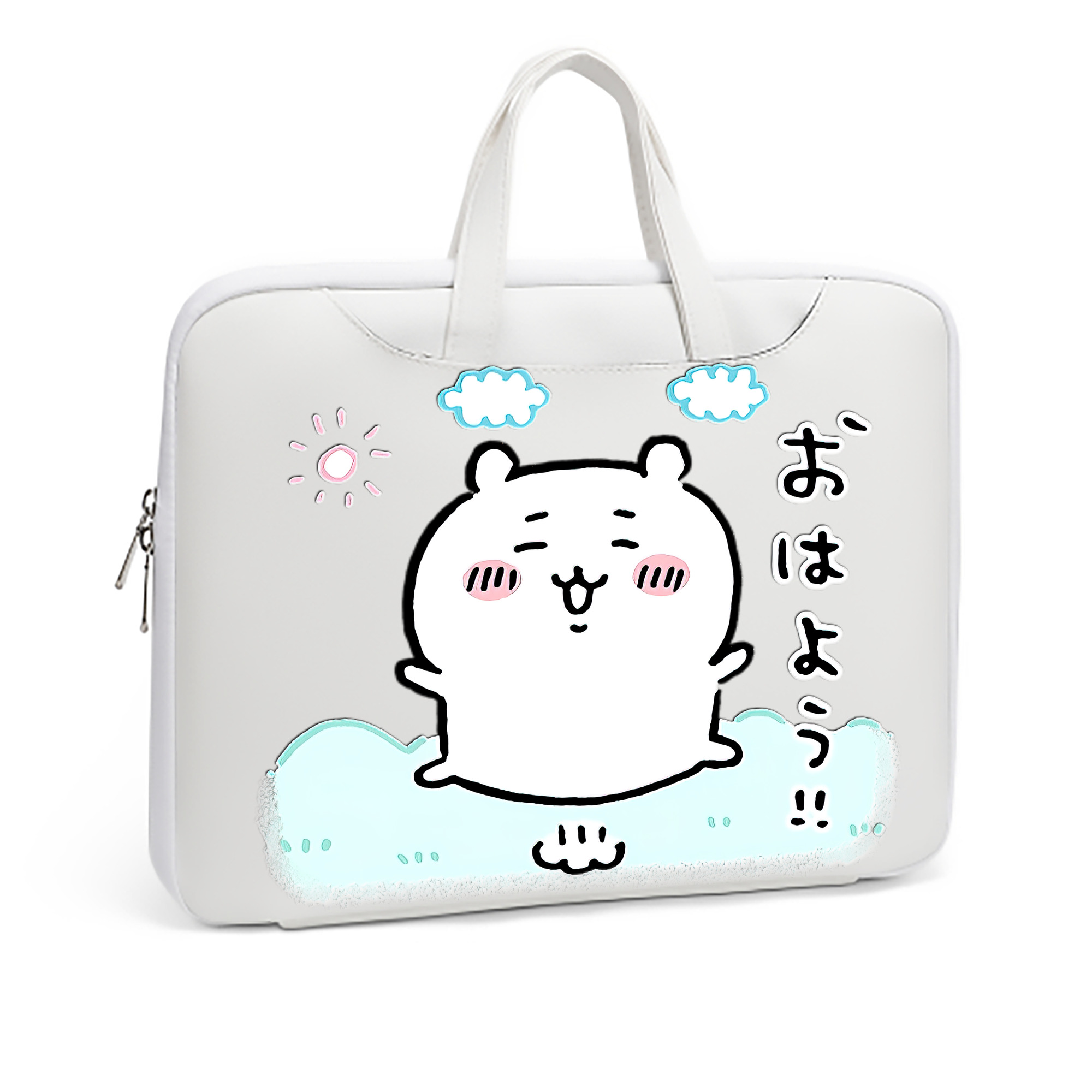 （画像用） ちいかわ ちいかわ Chii-kawa chiikawa レザーラップトップバッグ　ノートパソコンケース