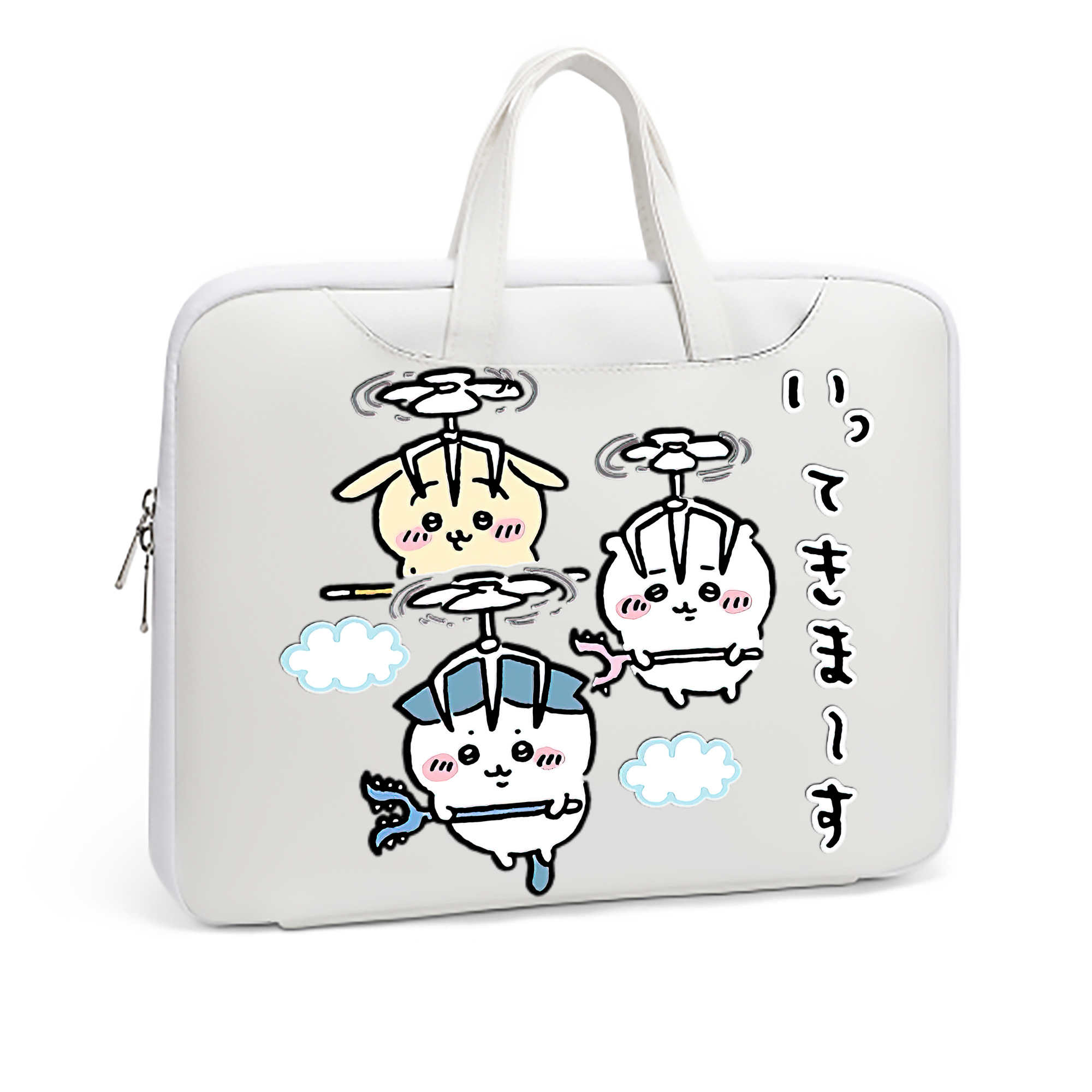 （画像用） ちいかわ ちいかわ Chii-kawa chiikawa レザーラップトップバッグ　ノートパソコンケース