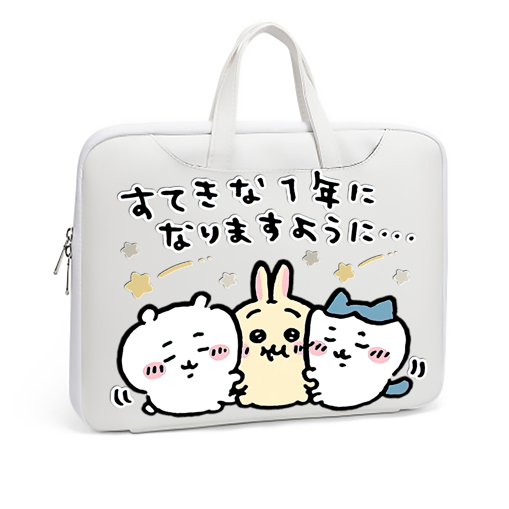 （画像用） ちいかわ ちいかわ Chii-kawa chiikawa レザーラップトップバッグ　ノートパソコンケース