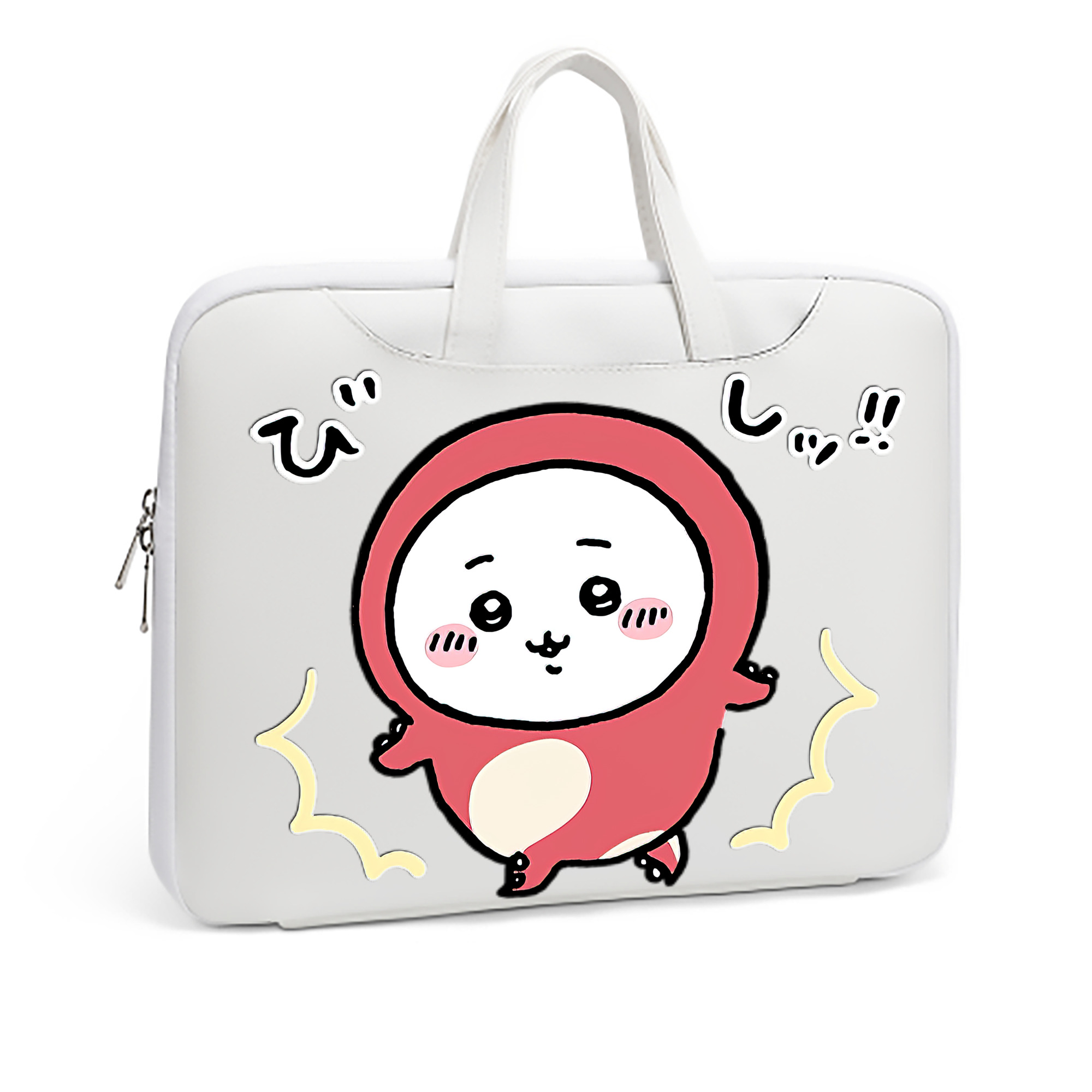 （画像用） ちいかわ ちいかわ Chii-kawa chiikawa レザーラップトップバッグ　ノートパソコンケース