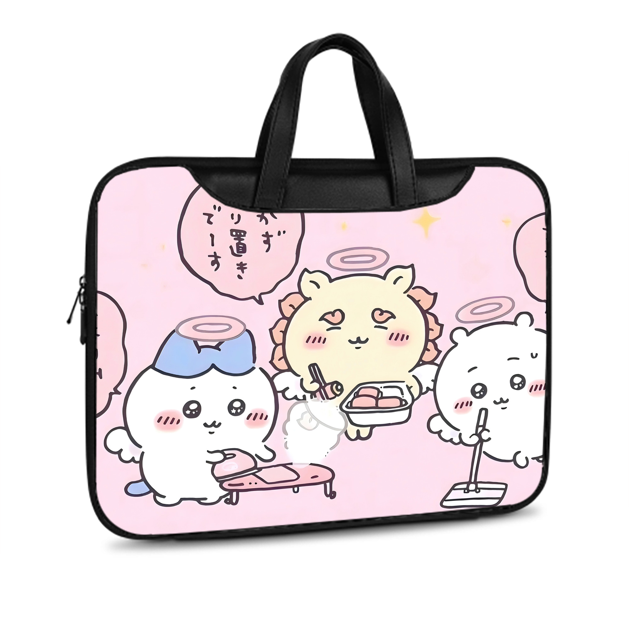 （画像用） ちいかわ Chii-kawa レザーラップトップバッグ　ノートパソコンケース