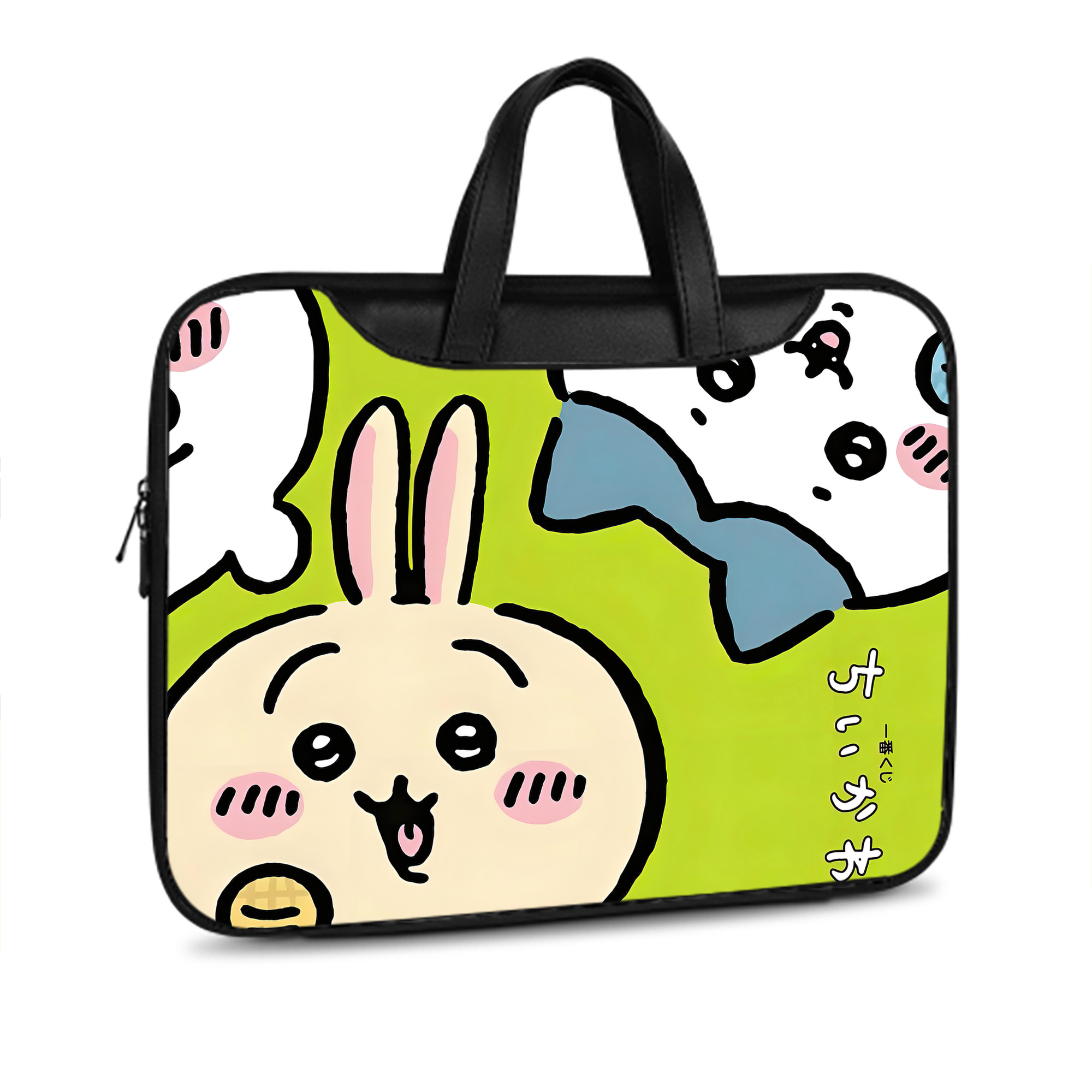 （画像用） ちいかわ Chii-kawa レザーラップトップバッグ　ノートパソコンケース