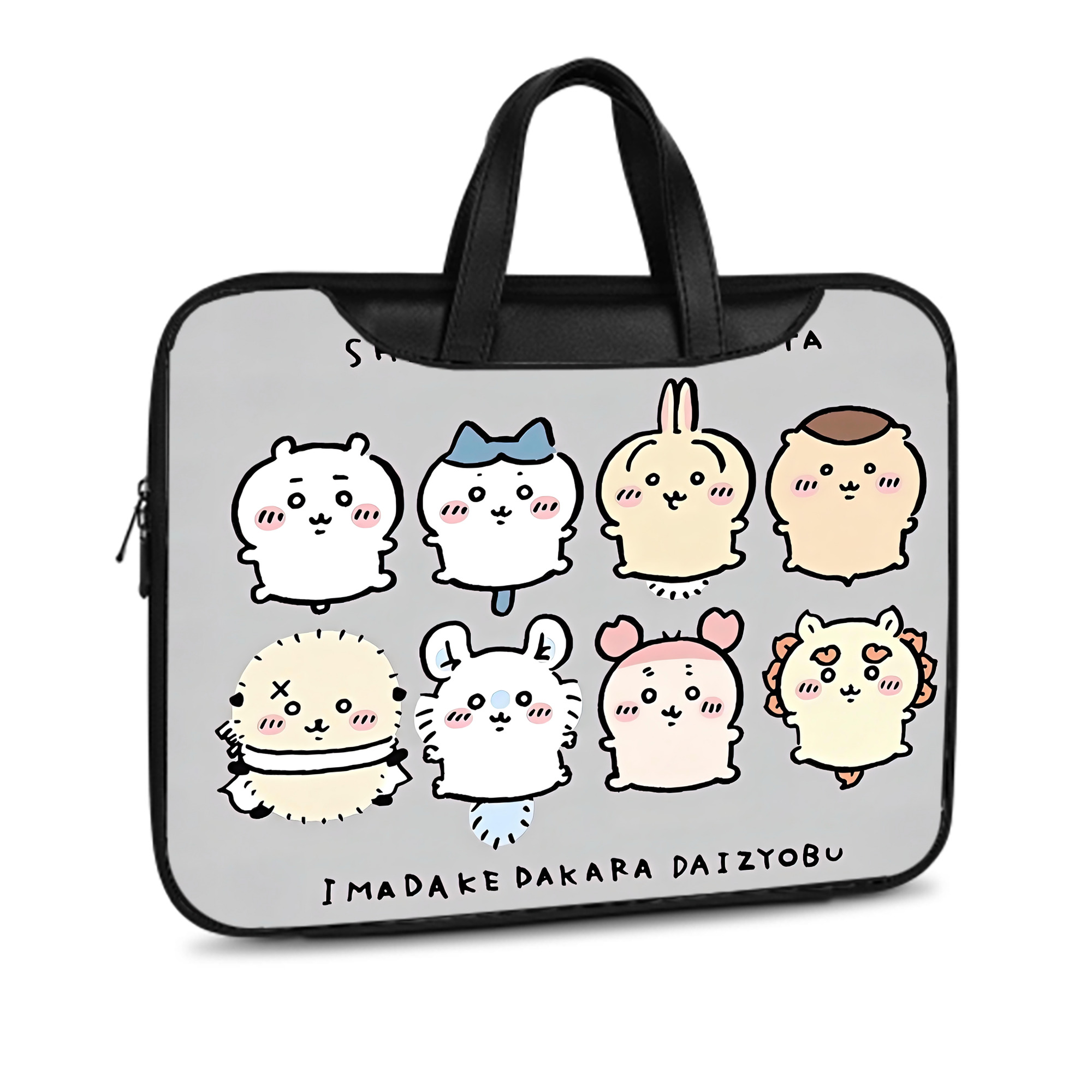 （画像用） ちいかわ Chii-kawa レザーラップトップバッグ　ノートパソコンケース