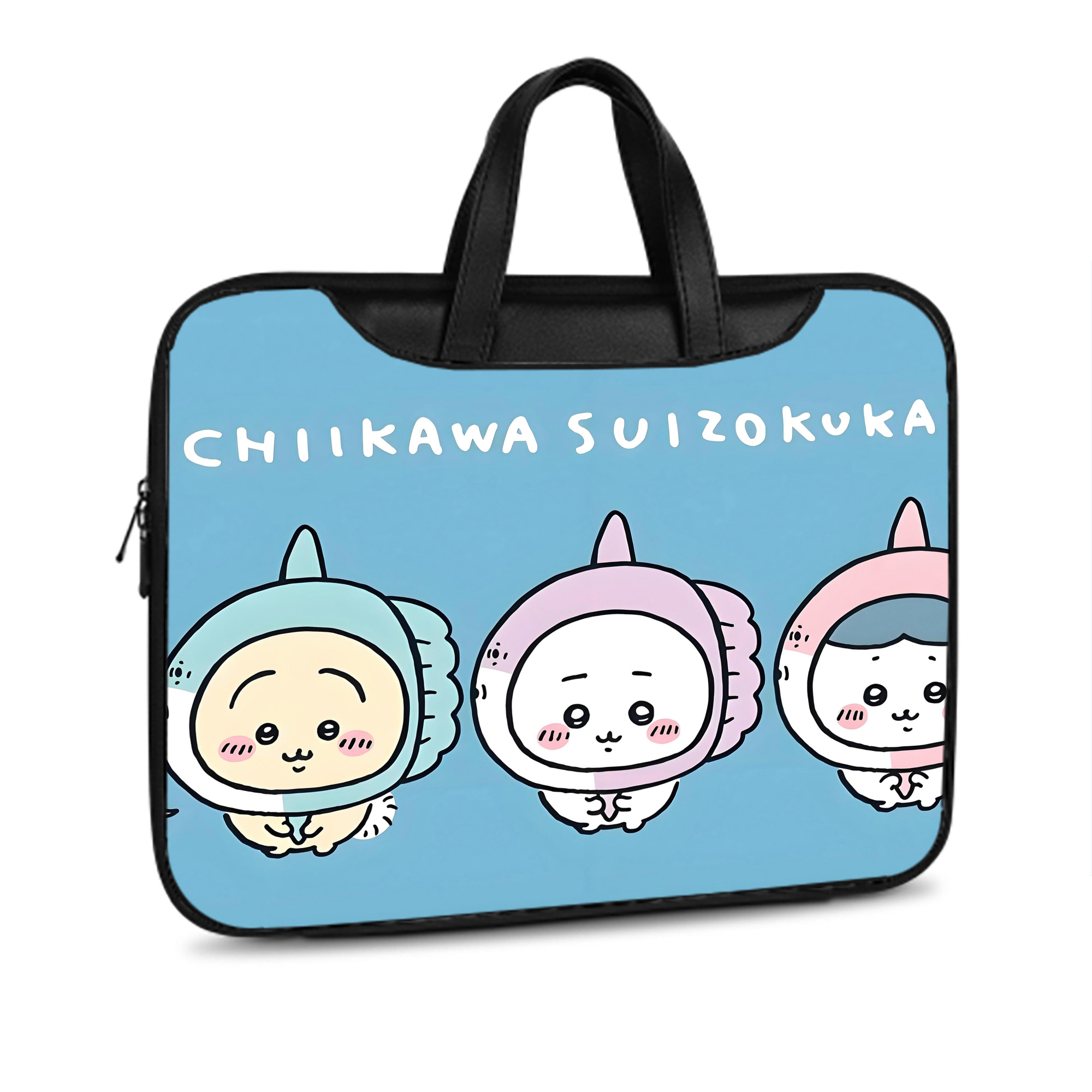 （画像用） ちいかわ Chii-kawa レザーラップトップバッグ　ノートパソコンケース