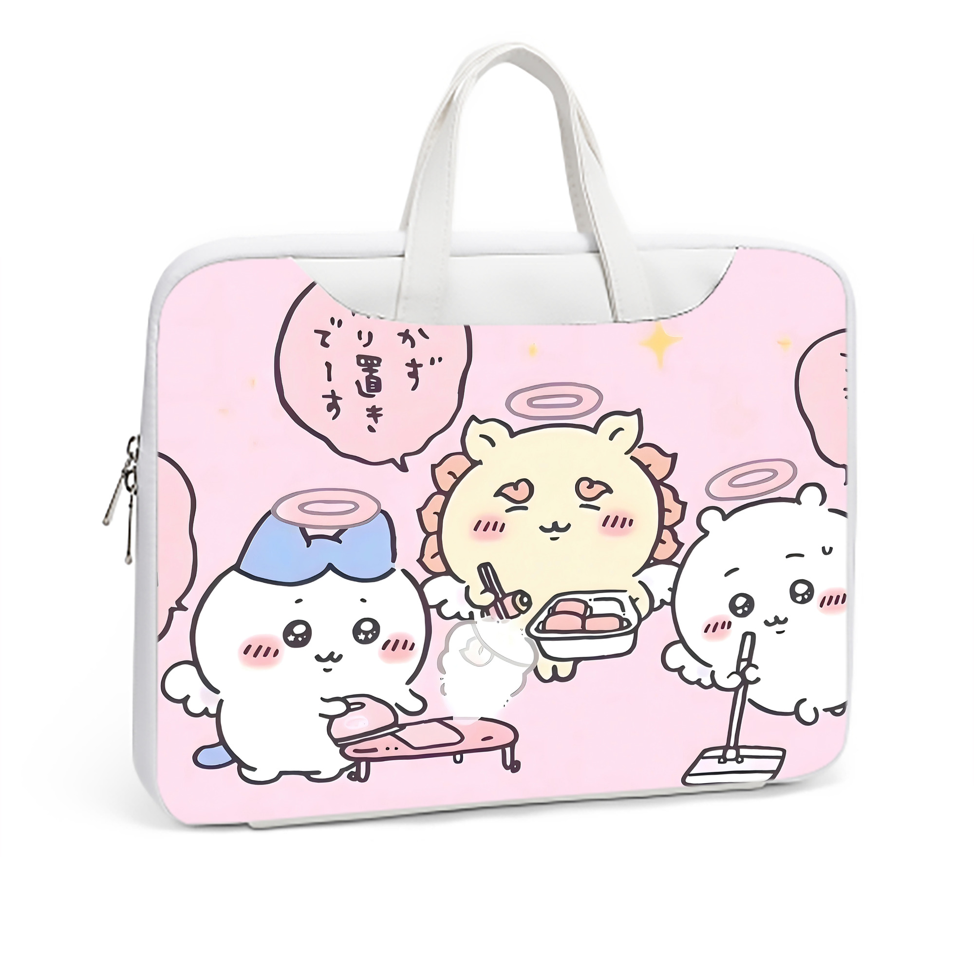 （画像用） ちいかわ Chii-kawa レザーラップトップバッグ　ノートパソコンケース