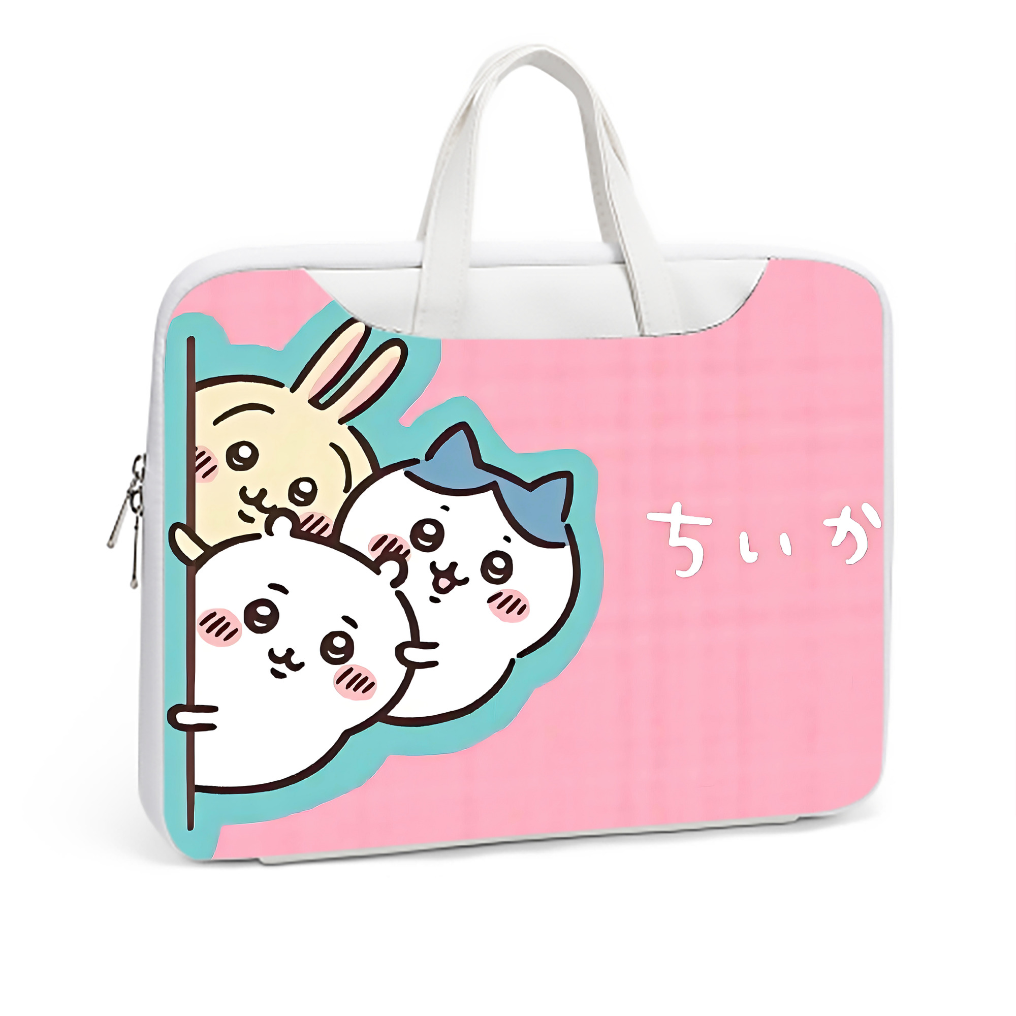 （画像用） ちいかわ Chii-kawa レザーラップトップバッグ　ノートパソコンケース