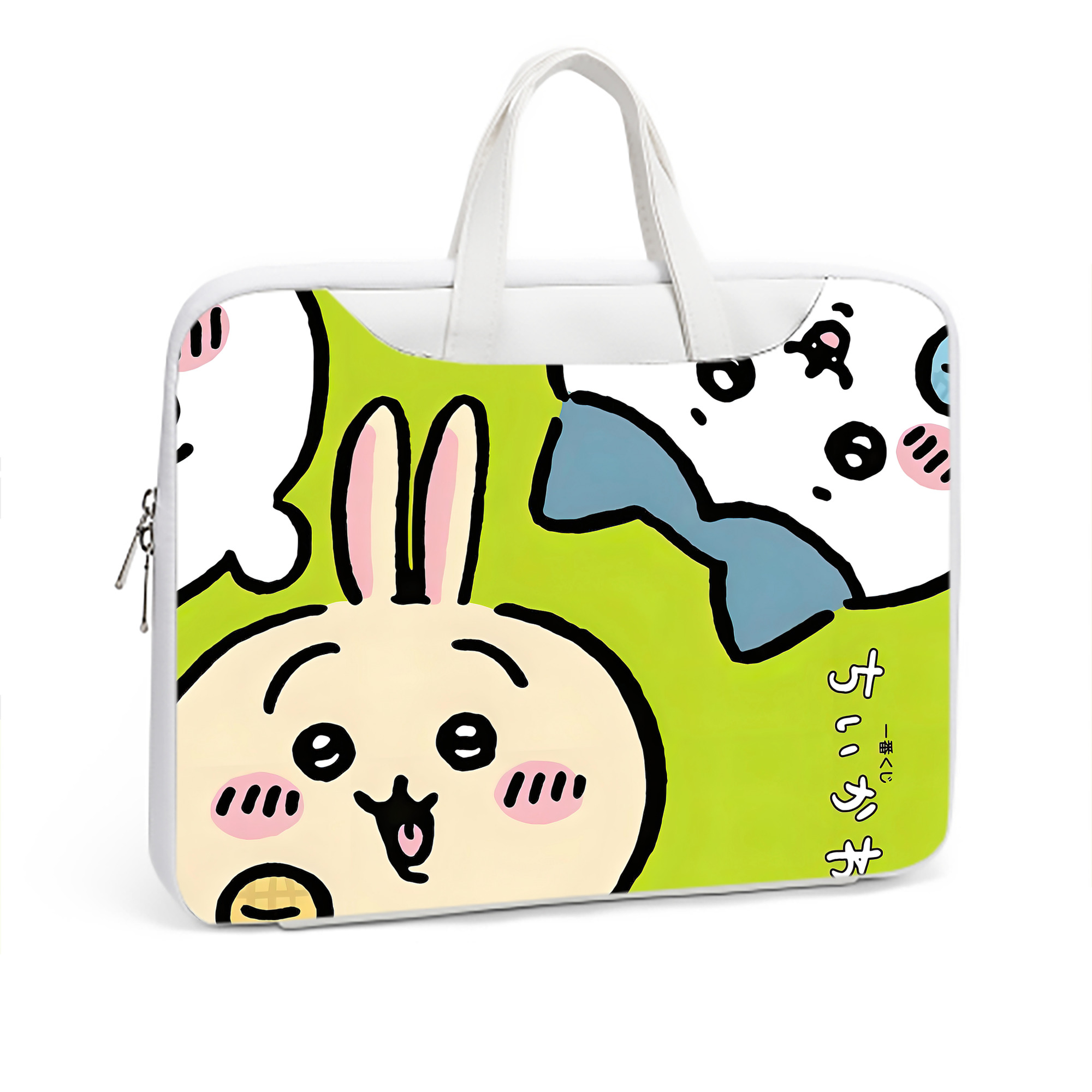 （画像用） ちいかわ Chii-kawa レザーラップトップバッグ　ノートパソコンケース