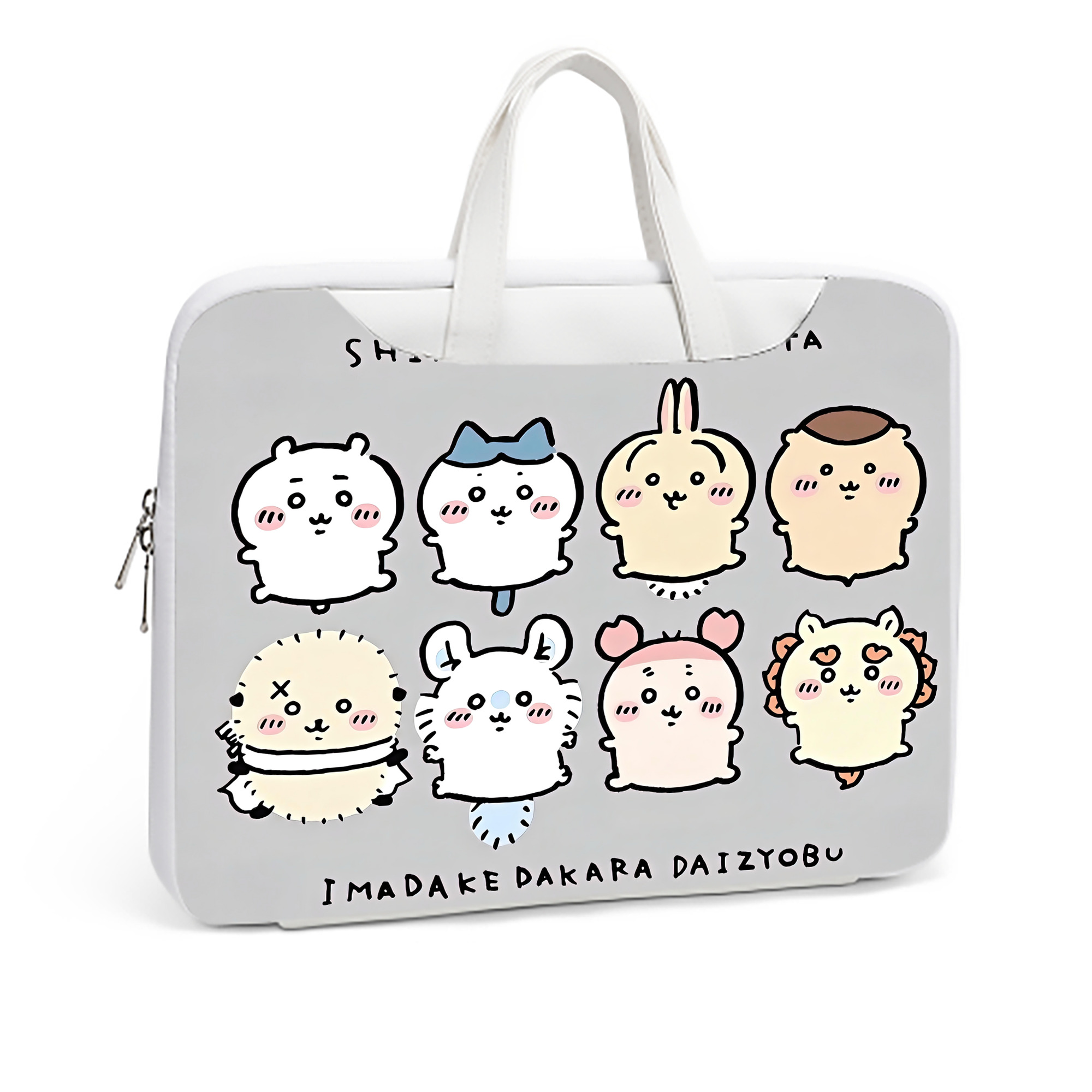 （画像用） ちいかわ Chii-kawa レザーラップトップバッグ　ノートパソコンケース