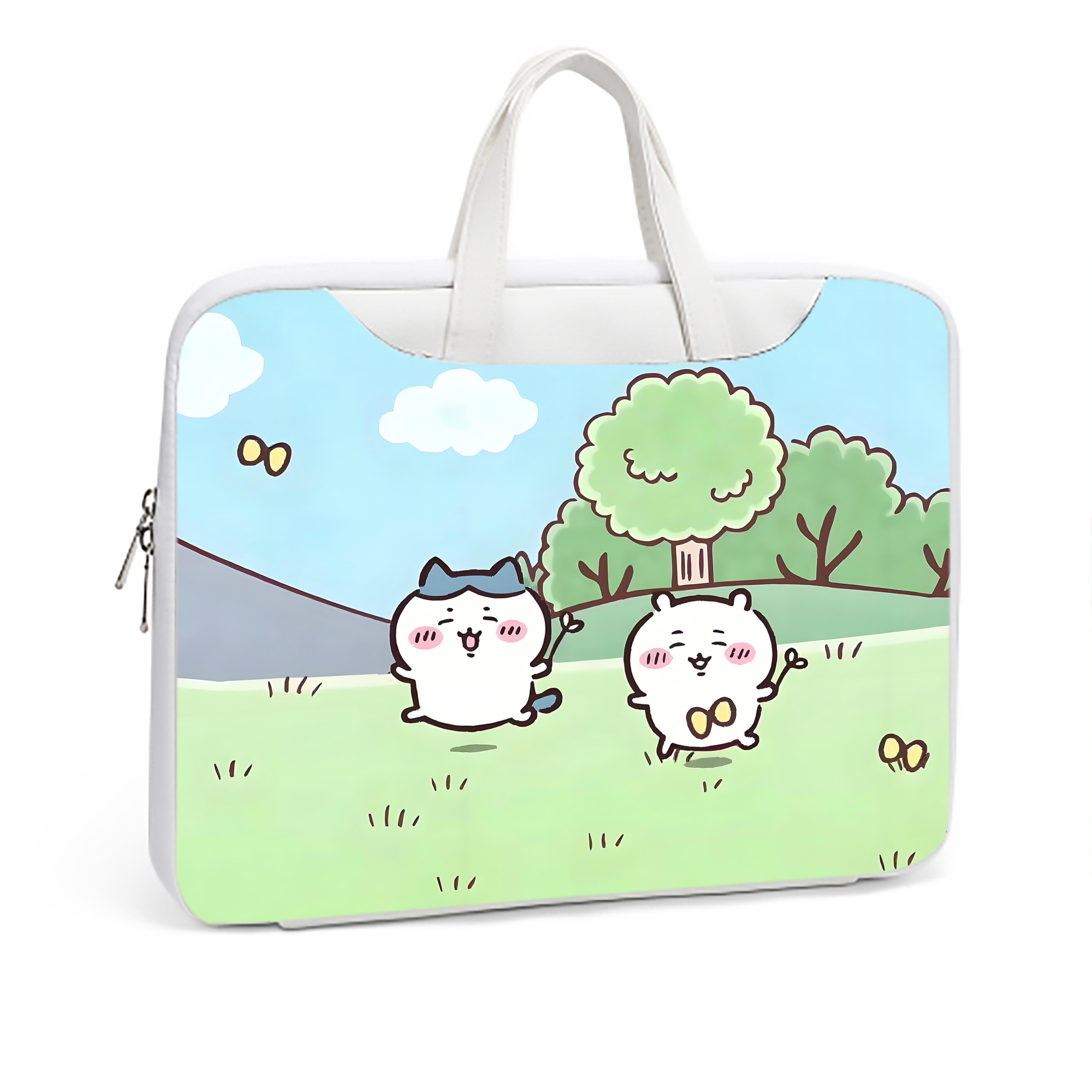 （画像用） ちいかわ Chii-kawa レザーラップトップバッグ　ノートパソコンケース