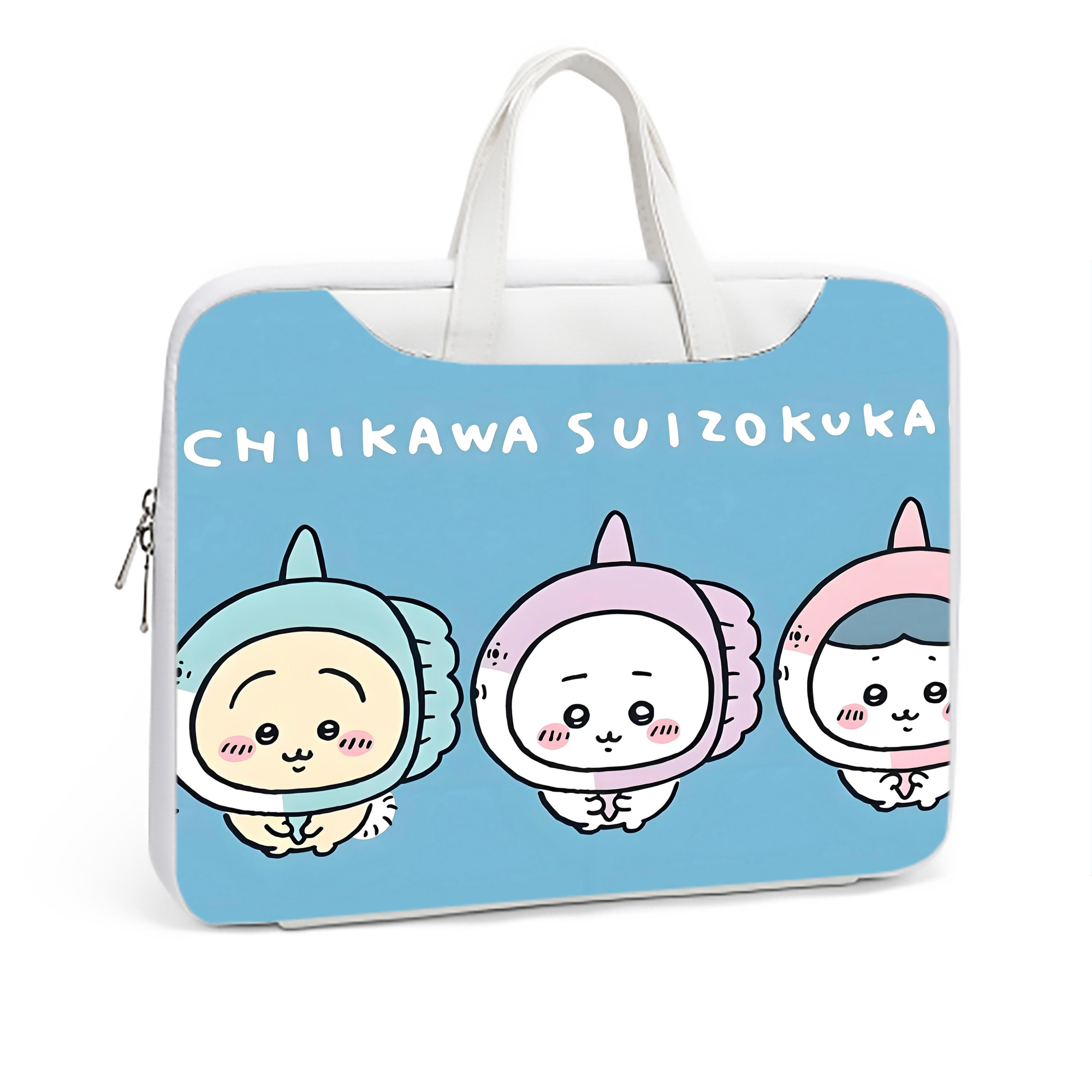 （画像用） ちいかわ Chii-kawa レザーラップトップバッグ　ノートパソコンケース