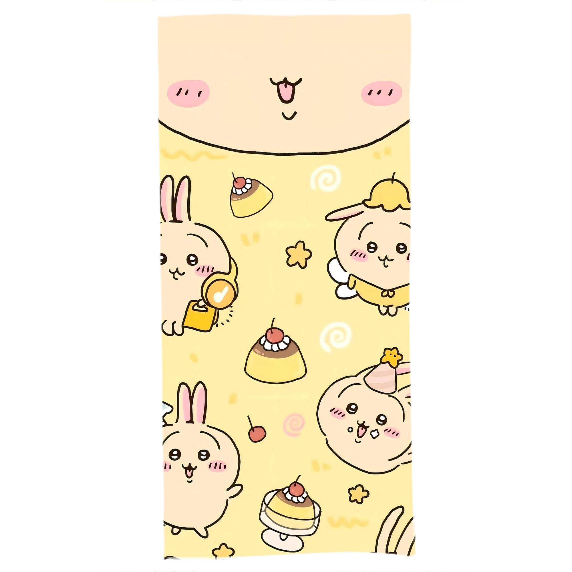 （画像用） ちいかわ Chii-kawa 大判バスタオル 70×140cm 吸水速乾 柔らかい肌触り
