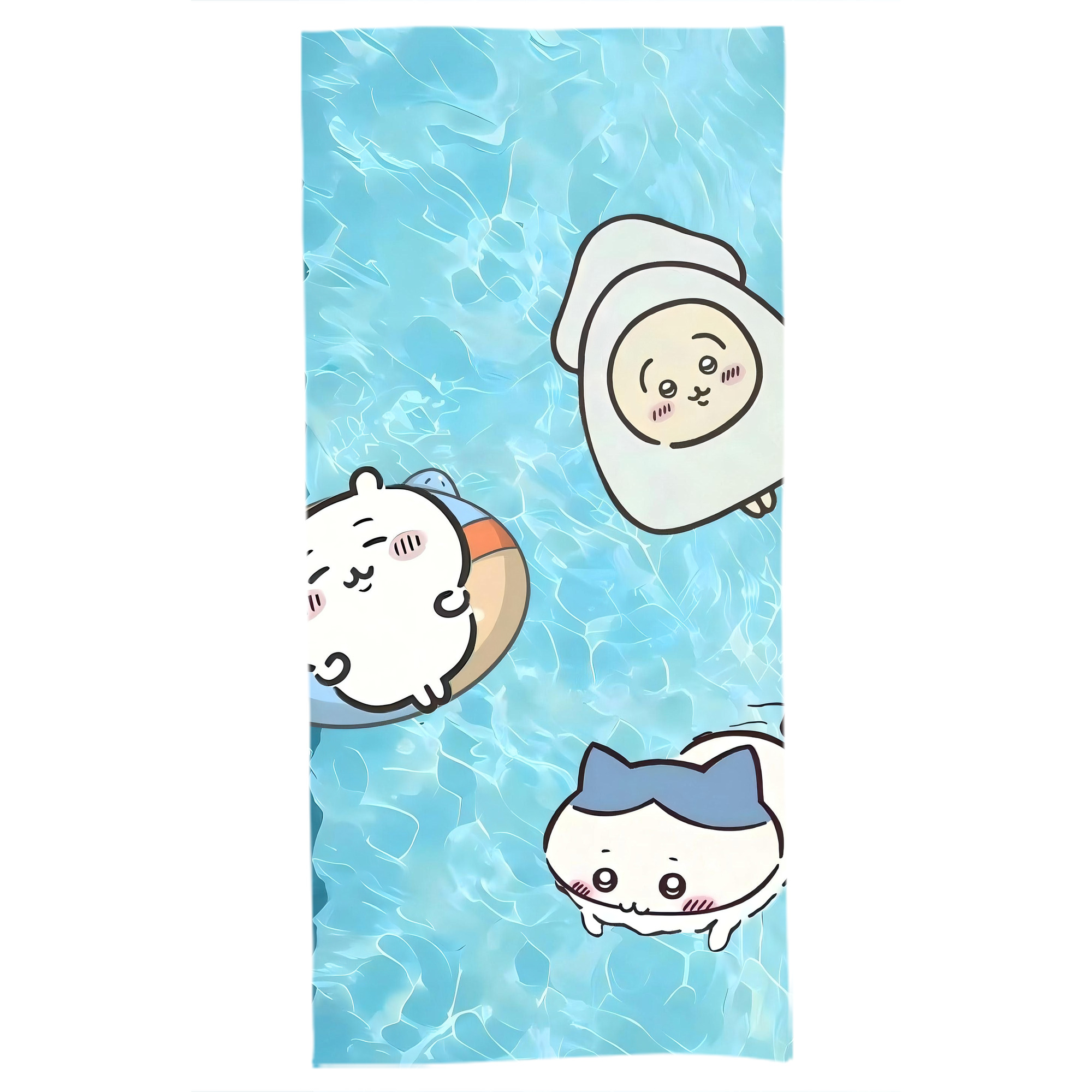 （画像用） ちいかわ Chii-kawa 大判バスタオル 70×140cm 吸水速乾 柔らかい肌触り