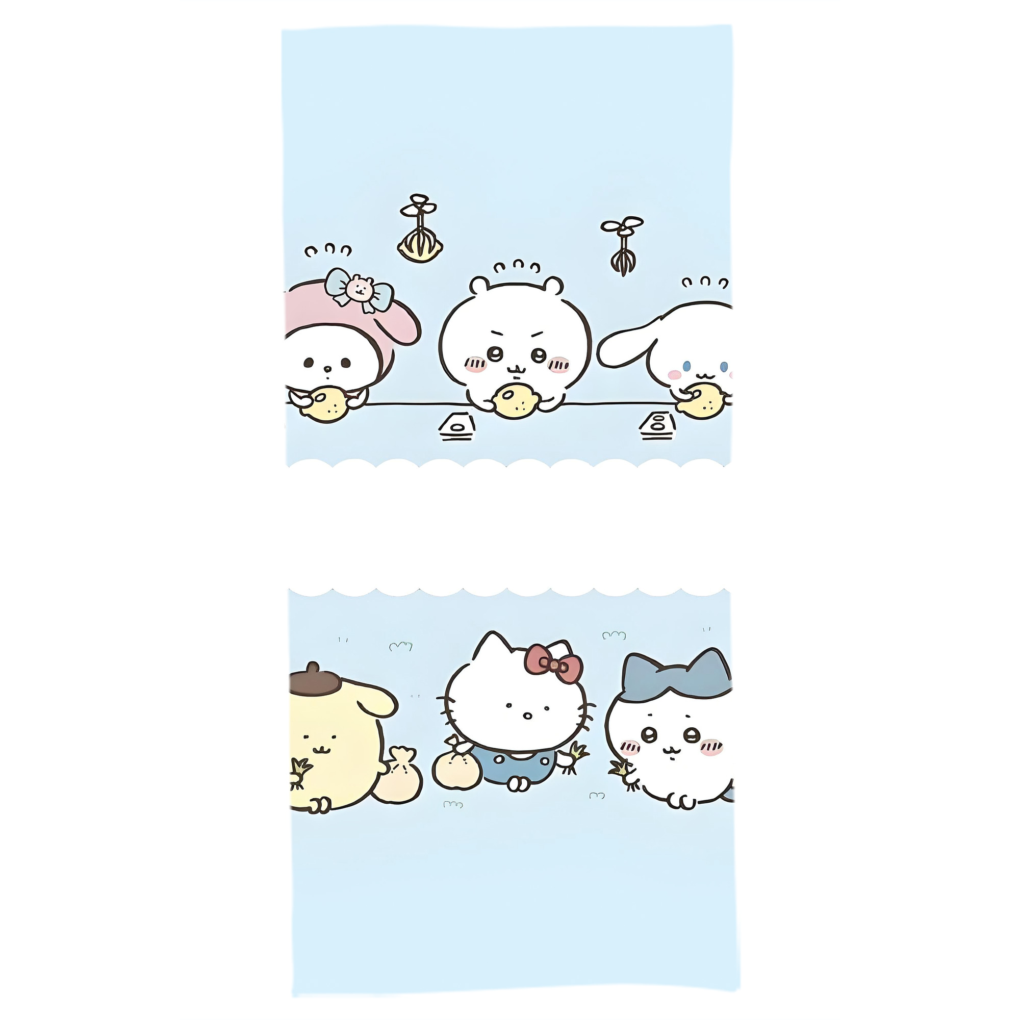 （画像用） ちいかわ Chii-kawa 大判バスタオル 70×140cm 吸水速乾 柔らかい肌触り