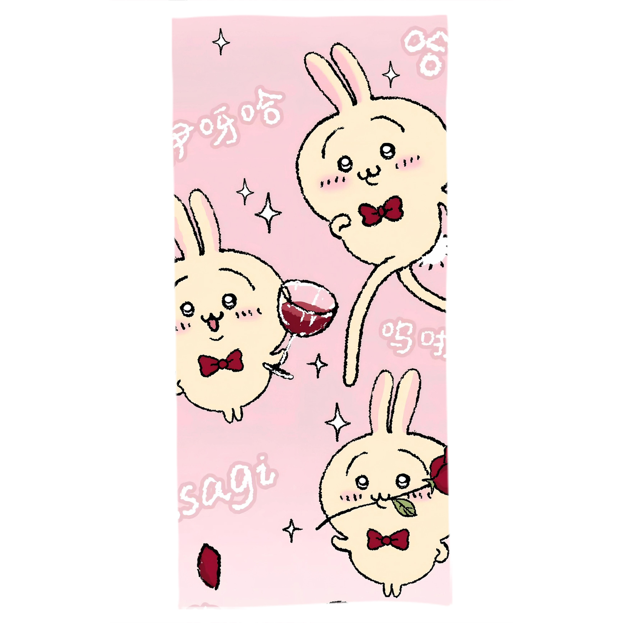 （画像用） ちいかわ Chii-kawa 大判バスタオル 70×140cm 吸水速乾 柔らかい肌触り