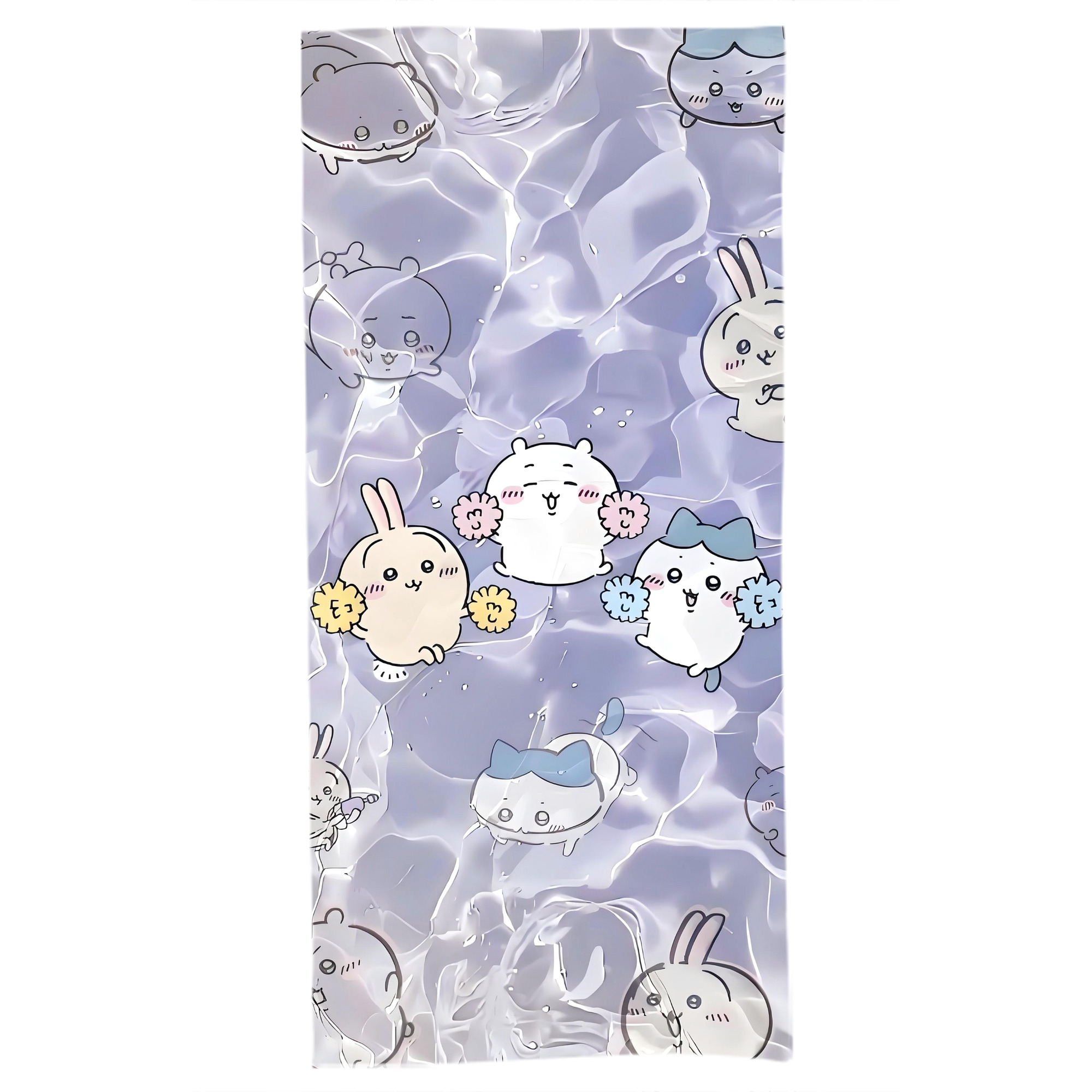 （画像用） ちいかわ Chii-kawa 大判バスタオル 70×140cm 吸水速乾 柔らかい肌触り