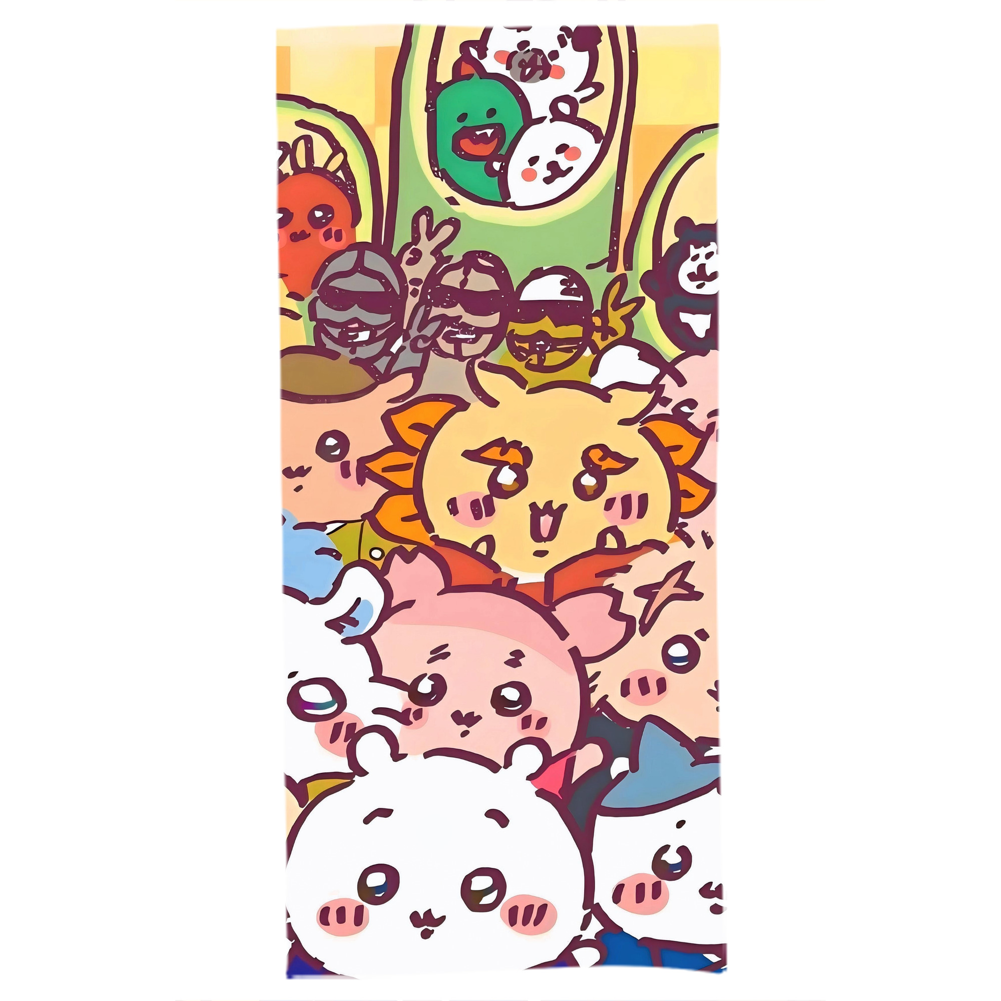 （画像用） ちいかわ Chii-kawa 大判バスタオル 70×140cm 吸水速乾 柔らかい肌触り