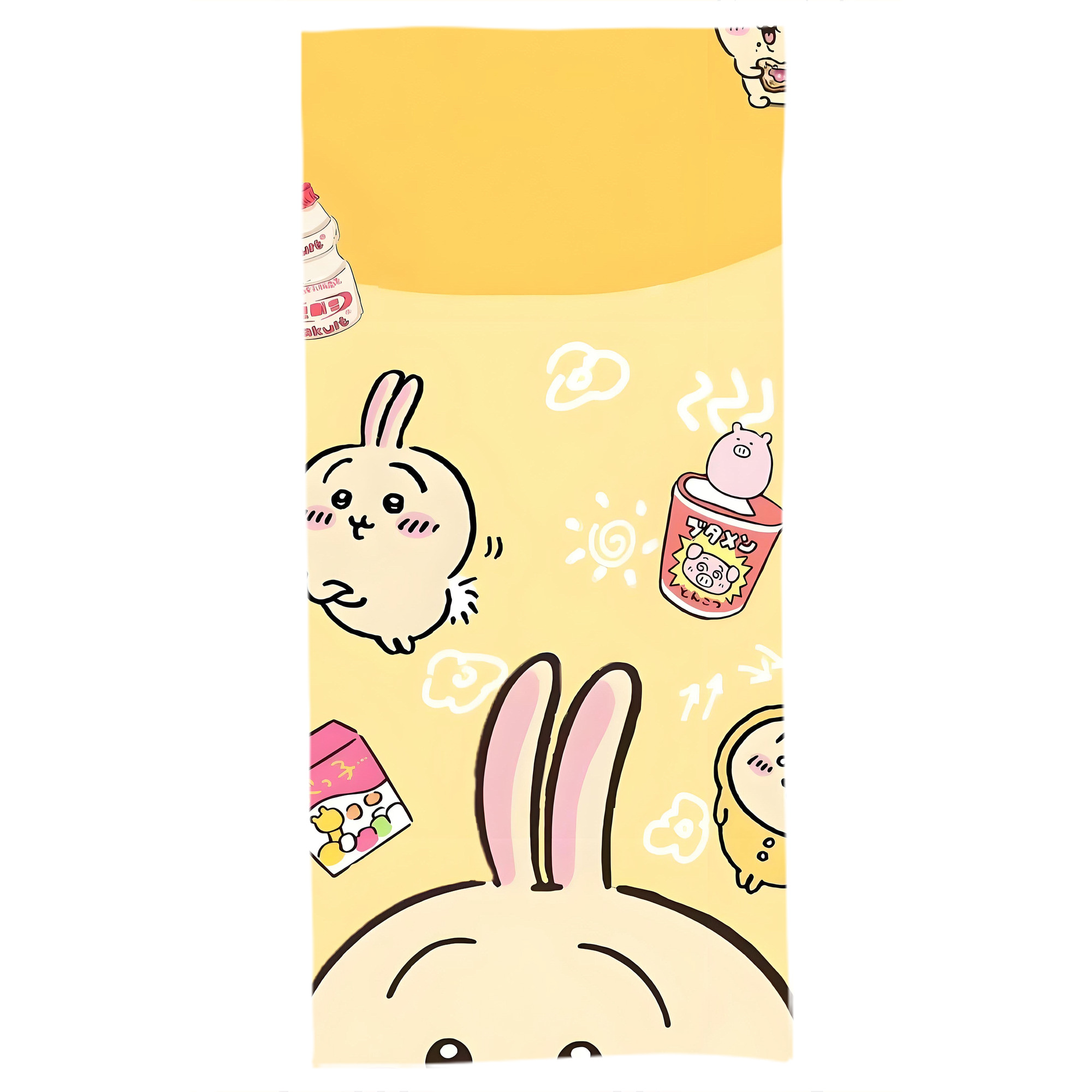 （画像用） ちいかわ Chii-kawa 大判バスタオル 70×140cm 吸水速乾 柔らかい肌触り