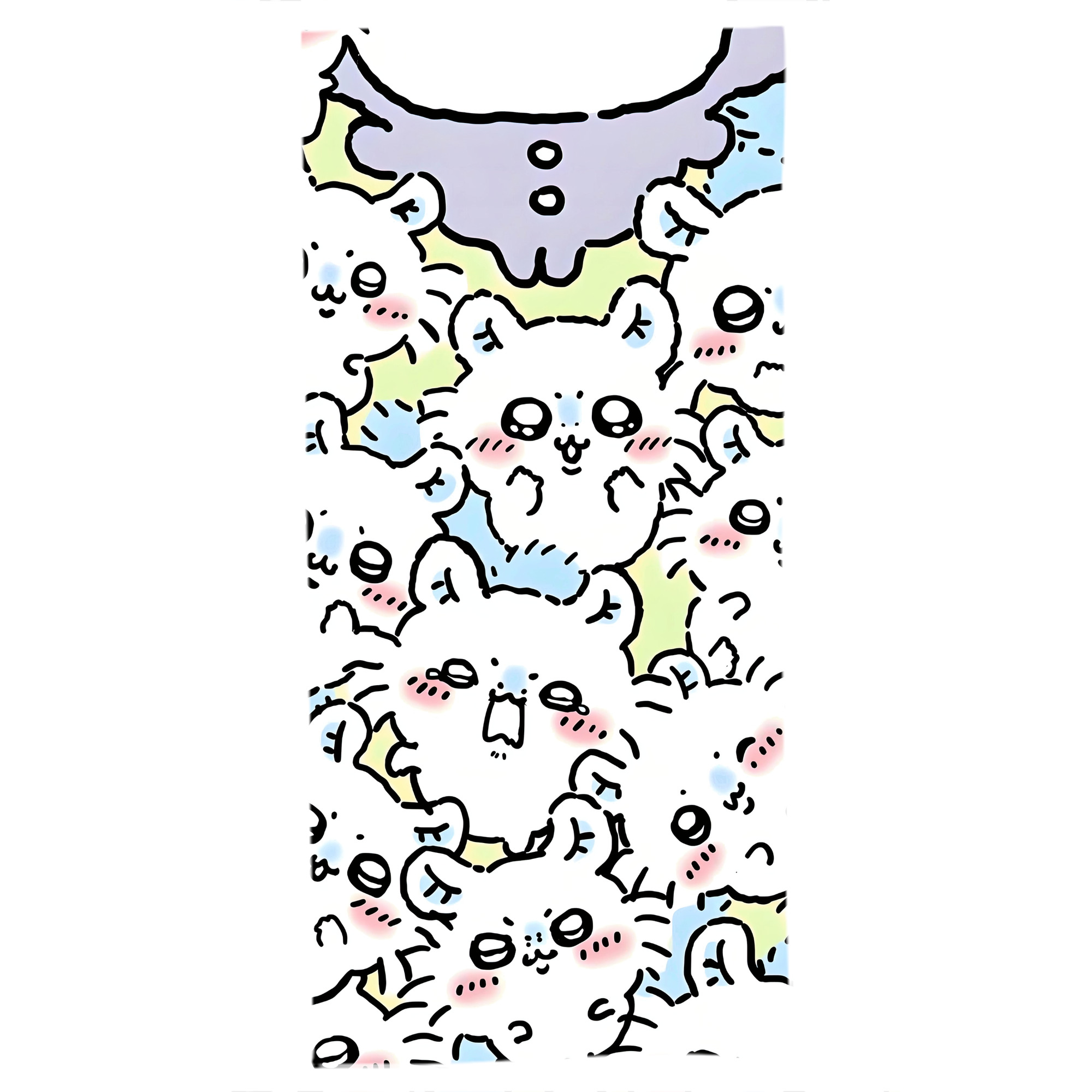 （画像用） ちいかわ Chii-kawa 大判バスタオル 70×140cm 吸水速乾 柔らかい肌触り