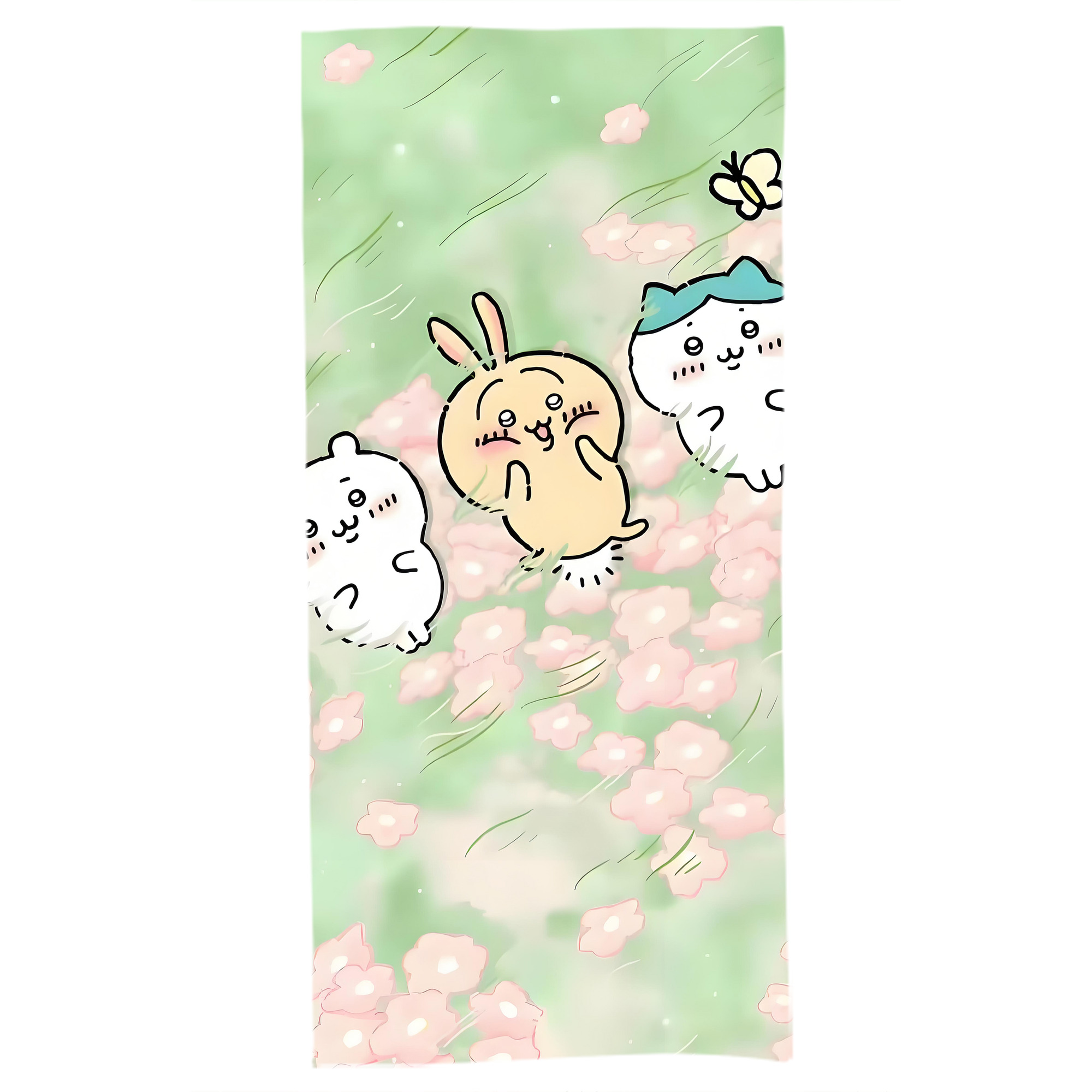 （画像用） ちいかわ Chii-kawa 大判バスタオル 70×140cm 吸水速乾 柔らかい肌触り