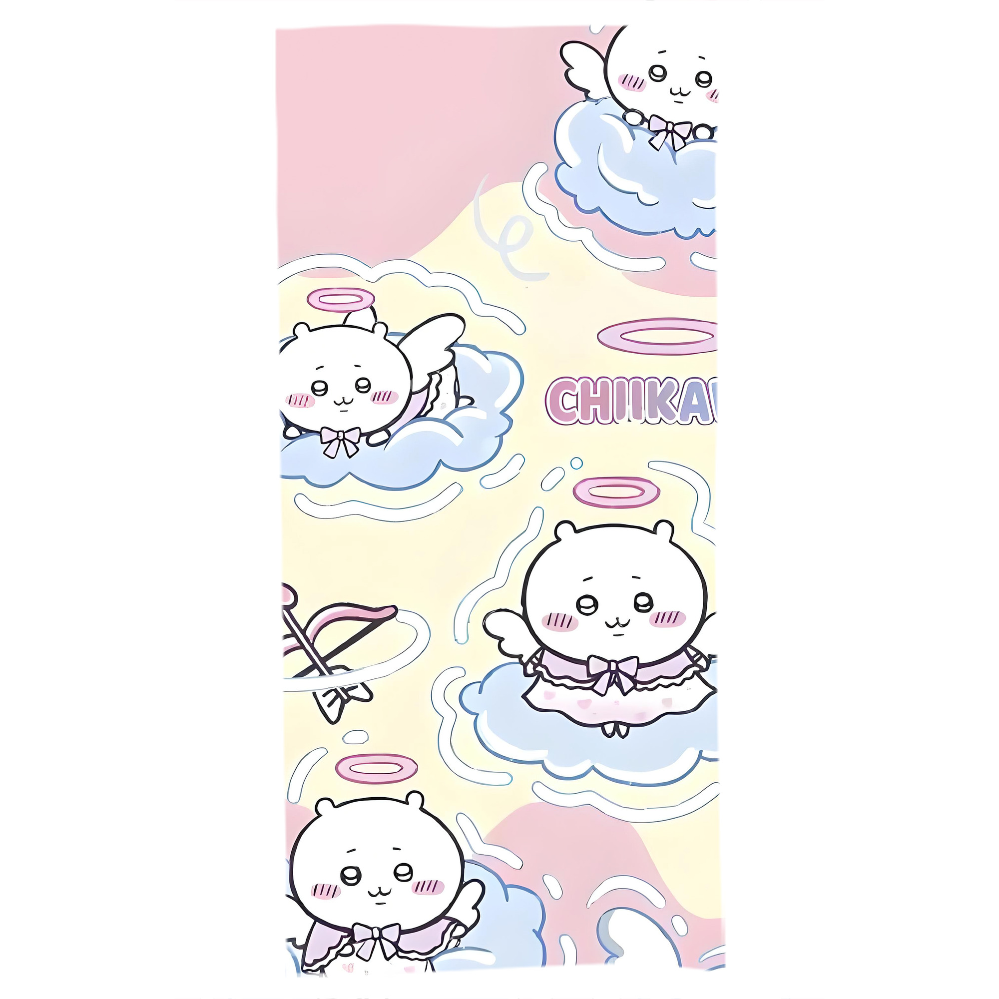 （画像用） ちいかわ Chii-kawa 大判バスタオル 70×140cm 吸水速乾 柔らかい肌触り