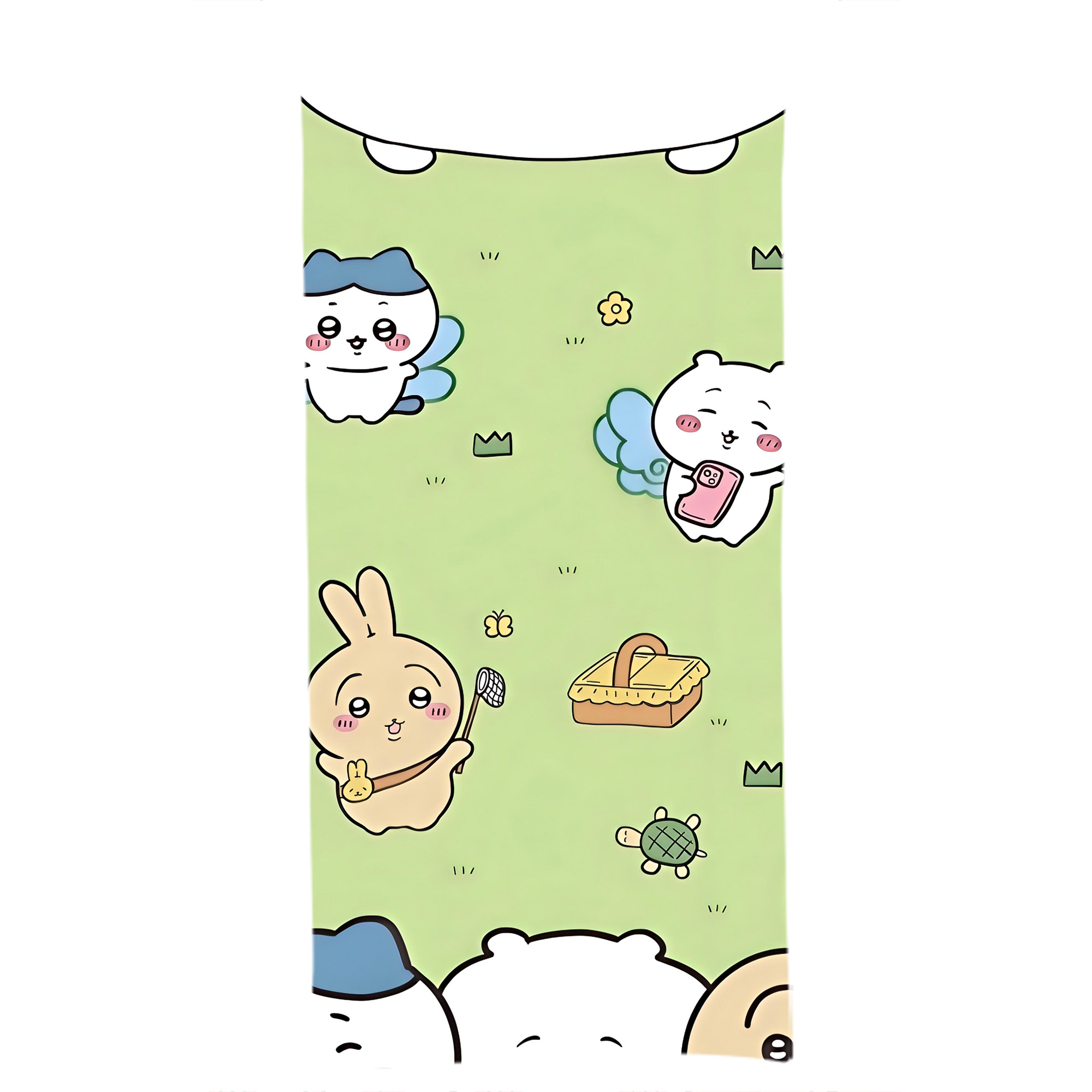 （画像用） ちいかわ Chii-kawa 大判バスタオル 70×140cm 吸水速乾 柔らかい肌触り