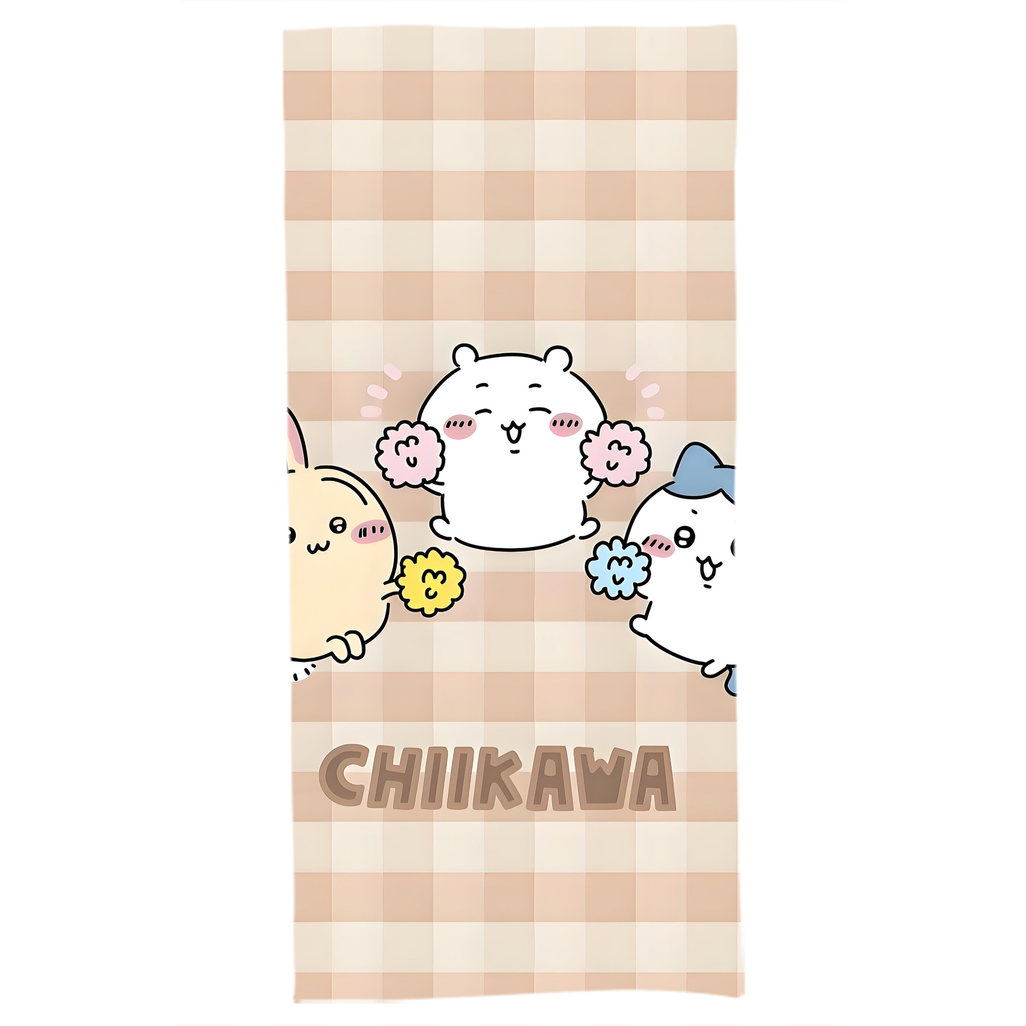 （画像用） ちいかわ Chii-kawa 大判バスタオル 70×140cm 吸水速乾 柔らかい肌触り