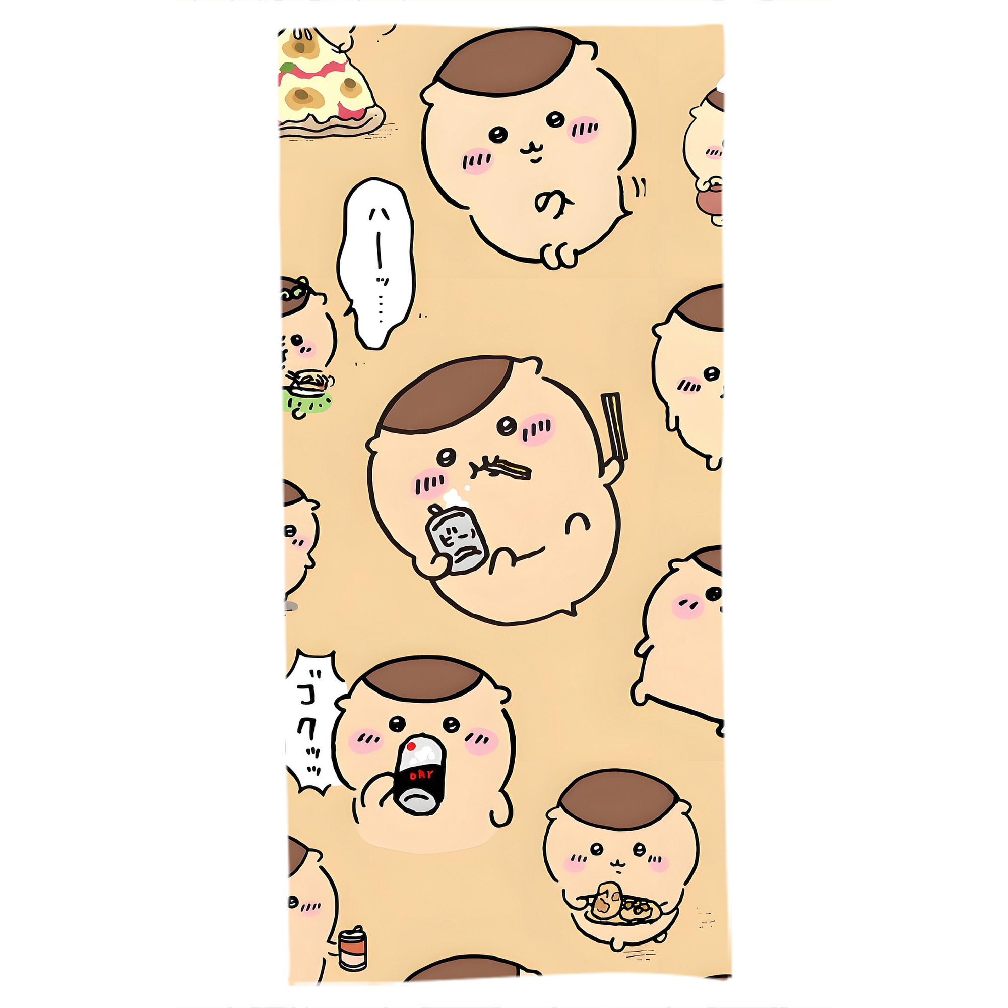 （画像用） ちいかわ Chii-kawa 大判バスタオル 70×140cm 吸水速乾 柔らかい肌触り