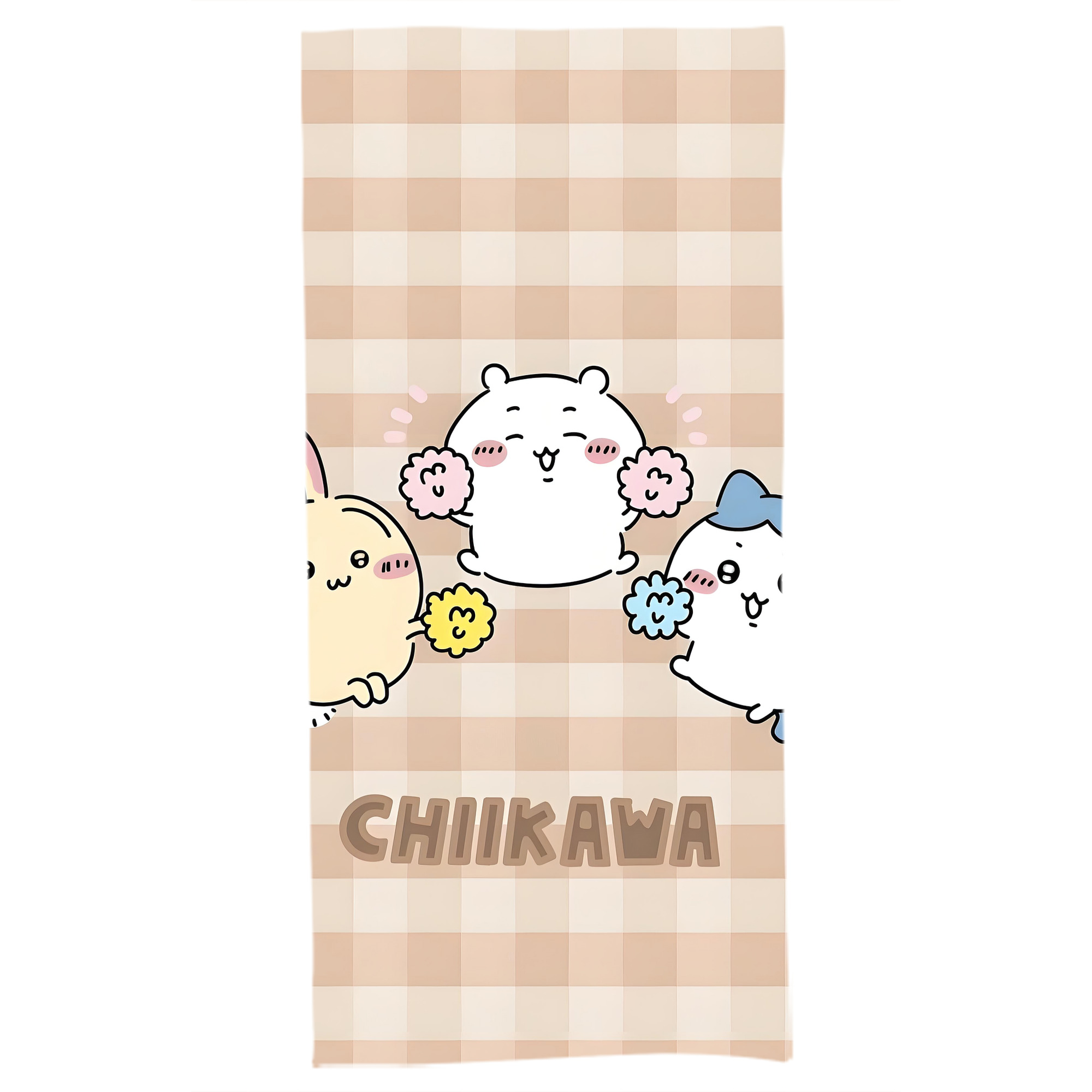 （画像用） ちいかわ Chii-kawa 大判バスタオル 70×140cm 吸水速乾 柔らかい肌触り