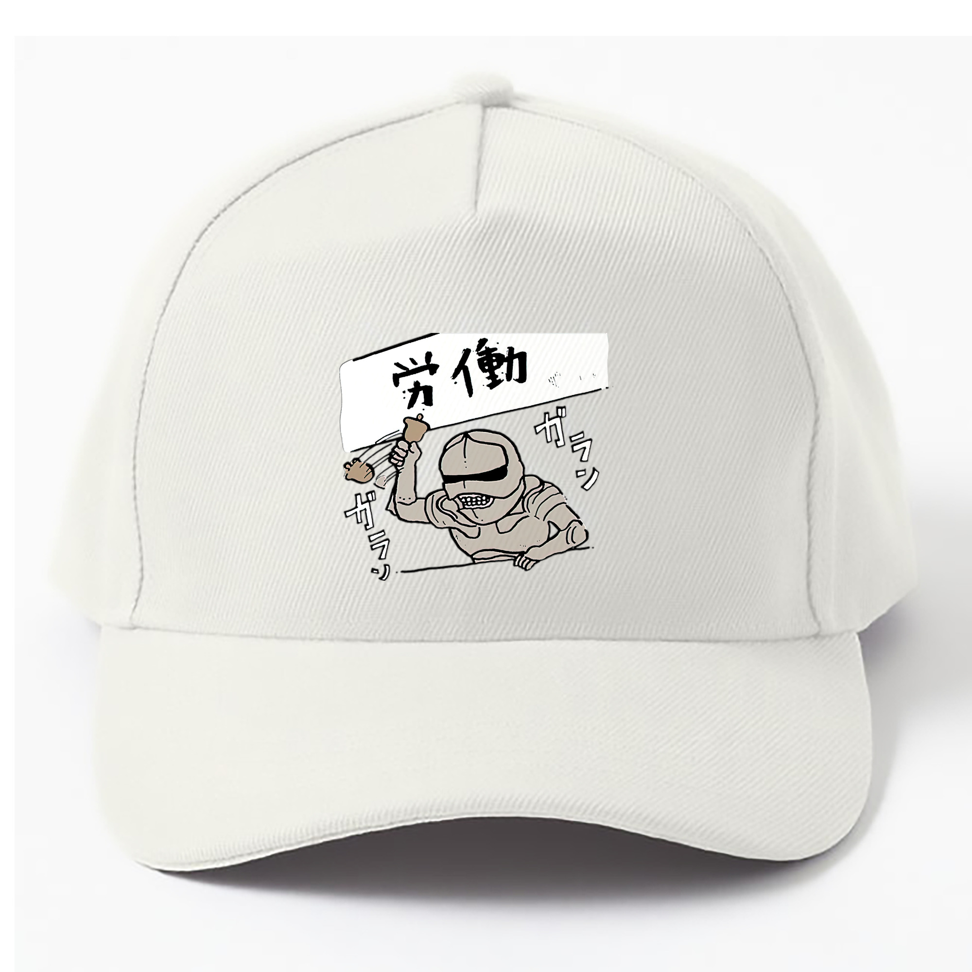 （画像用） ちいかわ 労働の鎧さん Chii-kawa Mr. Armor of Labor ベースボールキャップ 綿100％ 男女兼用 帽子 スポーツ