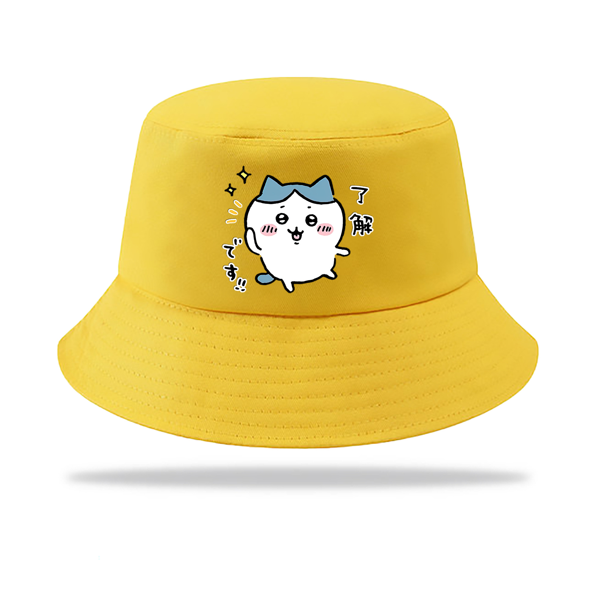 （画像用） ちいかわ ハチワレ Chii-kawa hachiware アウトドア日除けバケットハット