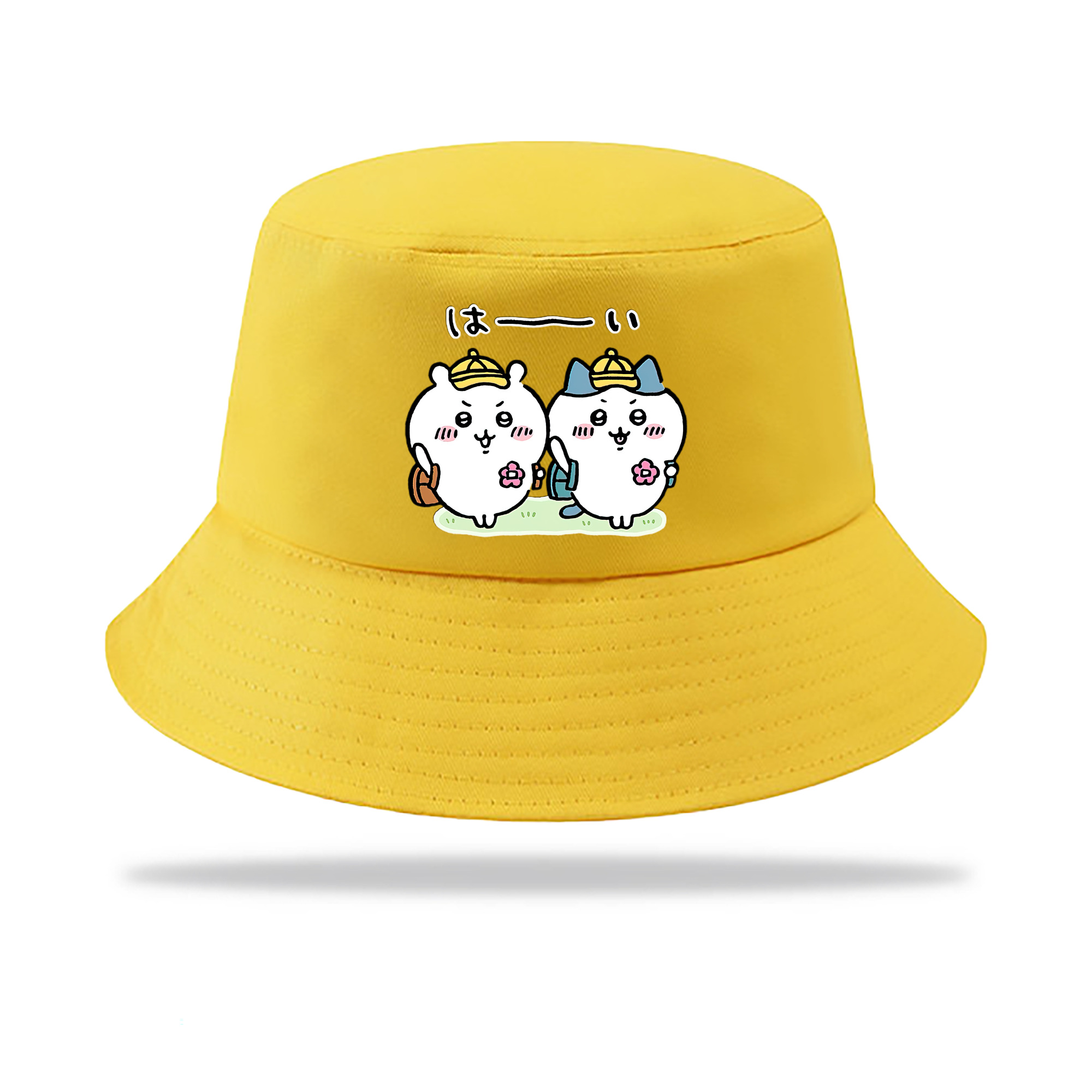 （画像用） ちいかわ ハチワレ Chii-kawa hachiware アウトドア日除けバケットハット