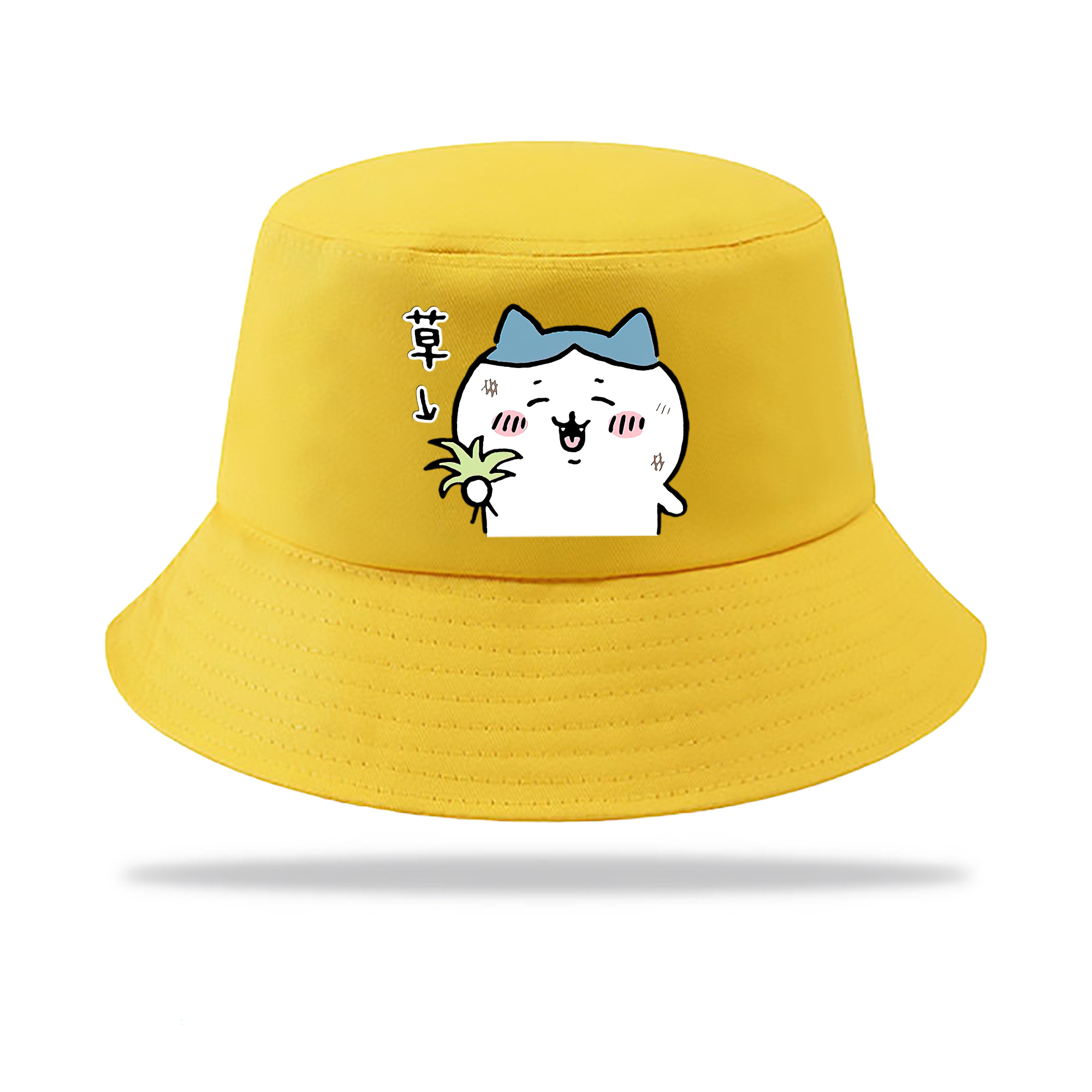 （画像用） ちいかわ ハチワレ Chii-kawa hachiware アウトドア日除けバケットハット