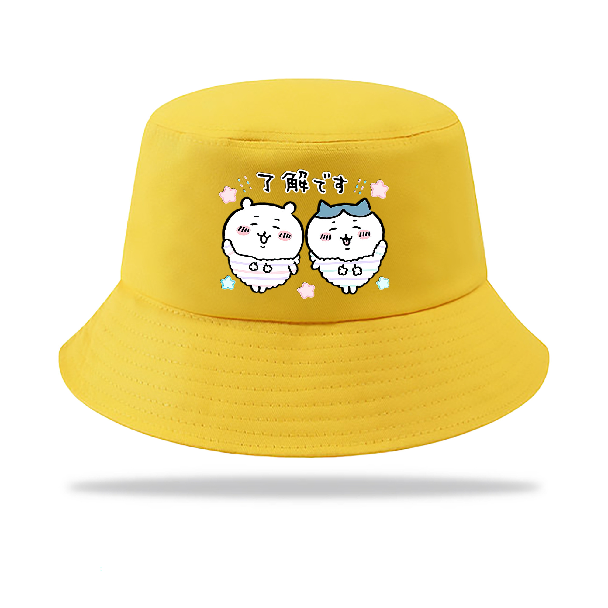 （画像用） ちいかわ ハチワレ Chii-kawa hachiware アウトドア日除けバケットハット