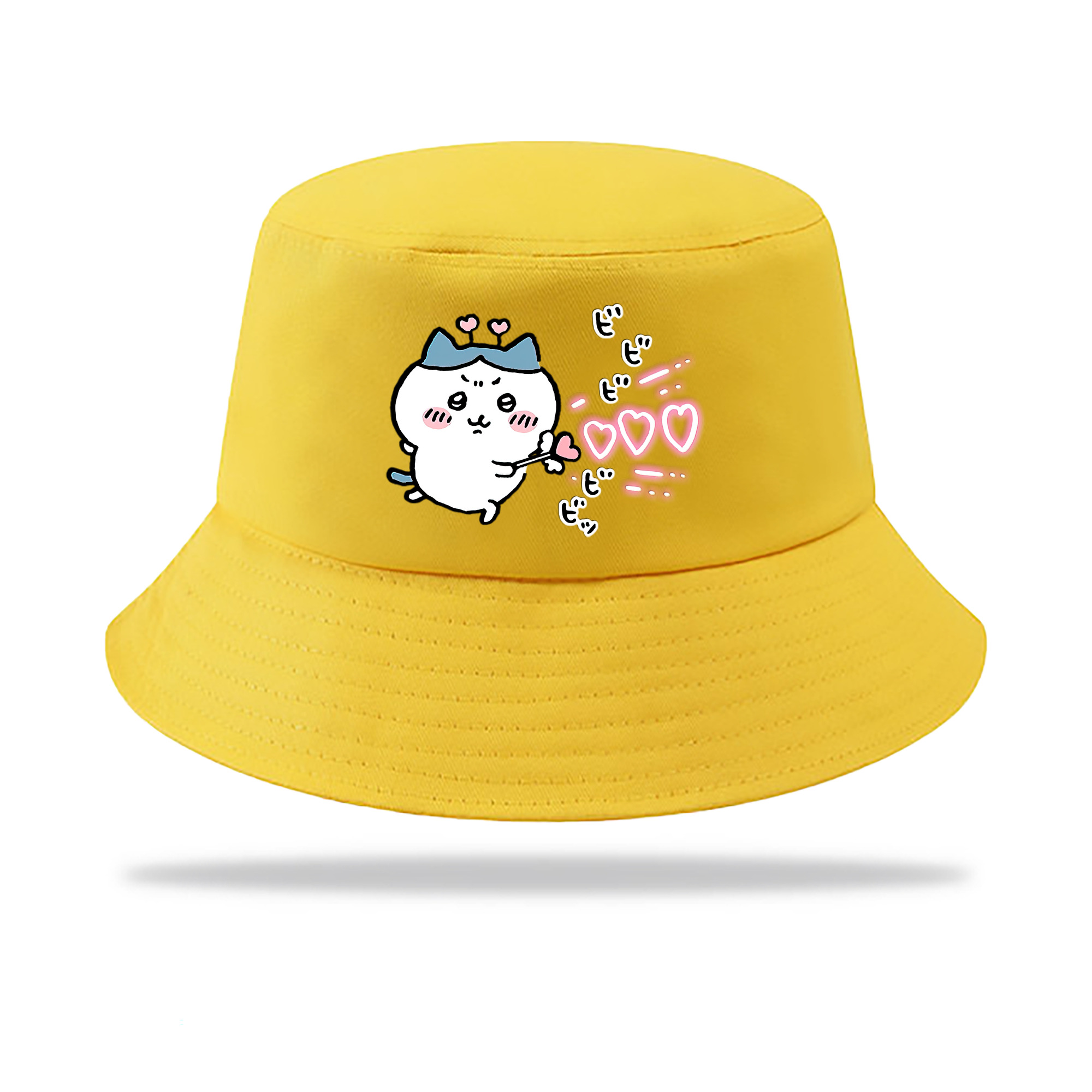 （画像用） ちいかわ ハチワレ Chii-kawa hachiware アウトドア日除けバケットハット