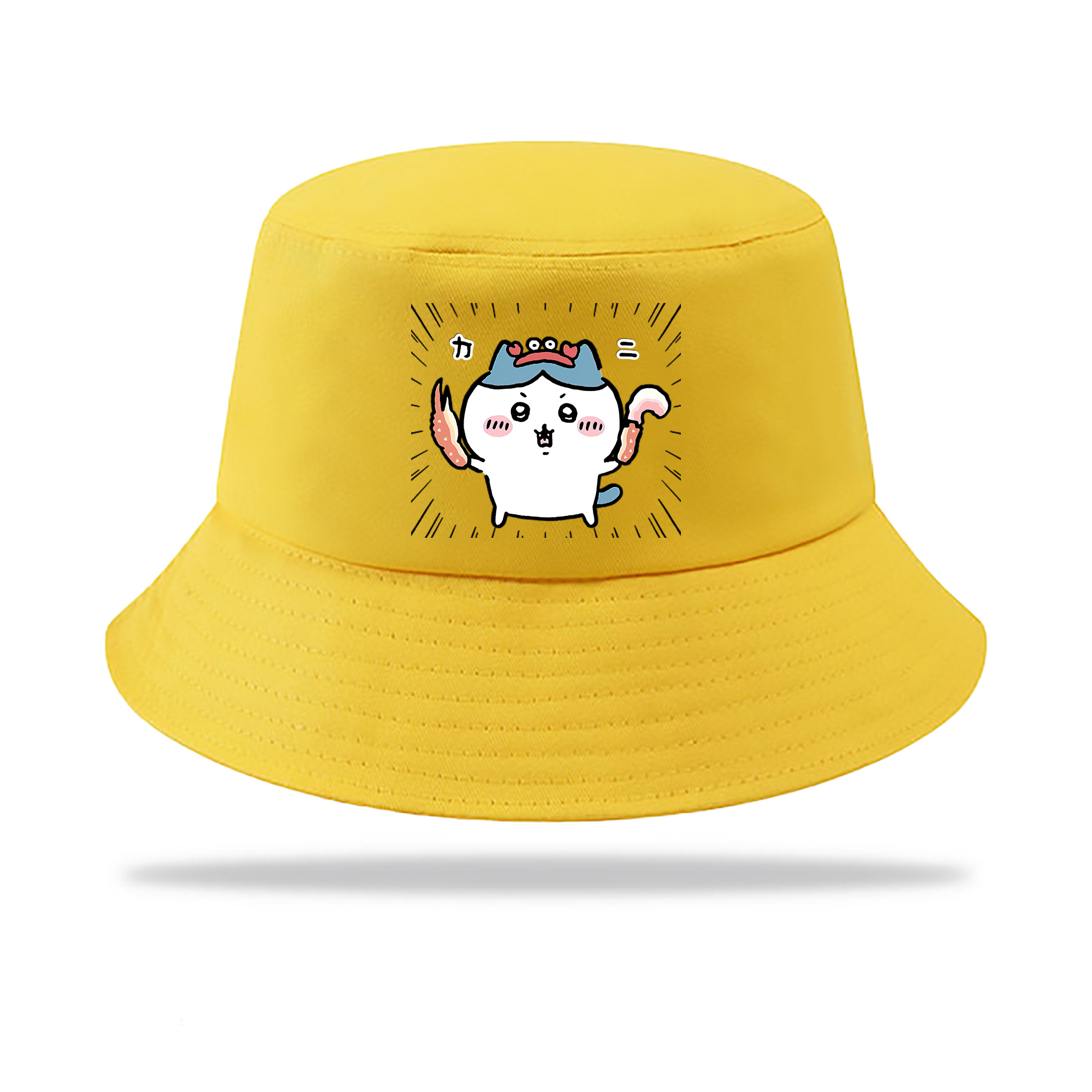 （画像用） ちいかわ ハチワレ Chii-kawa hachiware アウトドア日除けバケットハット