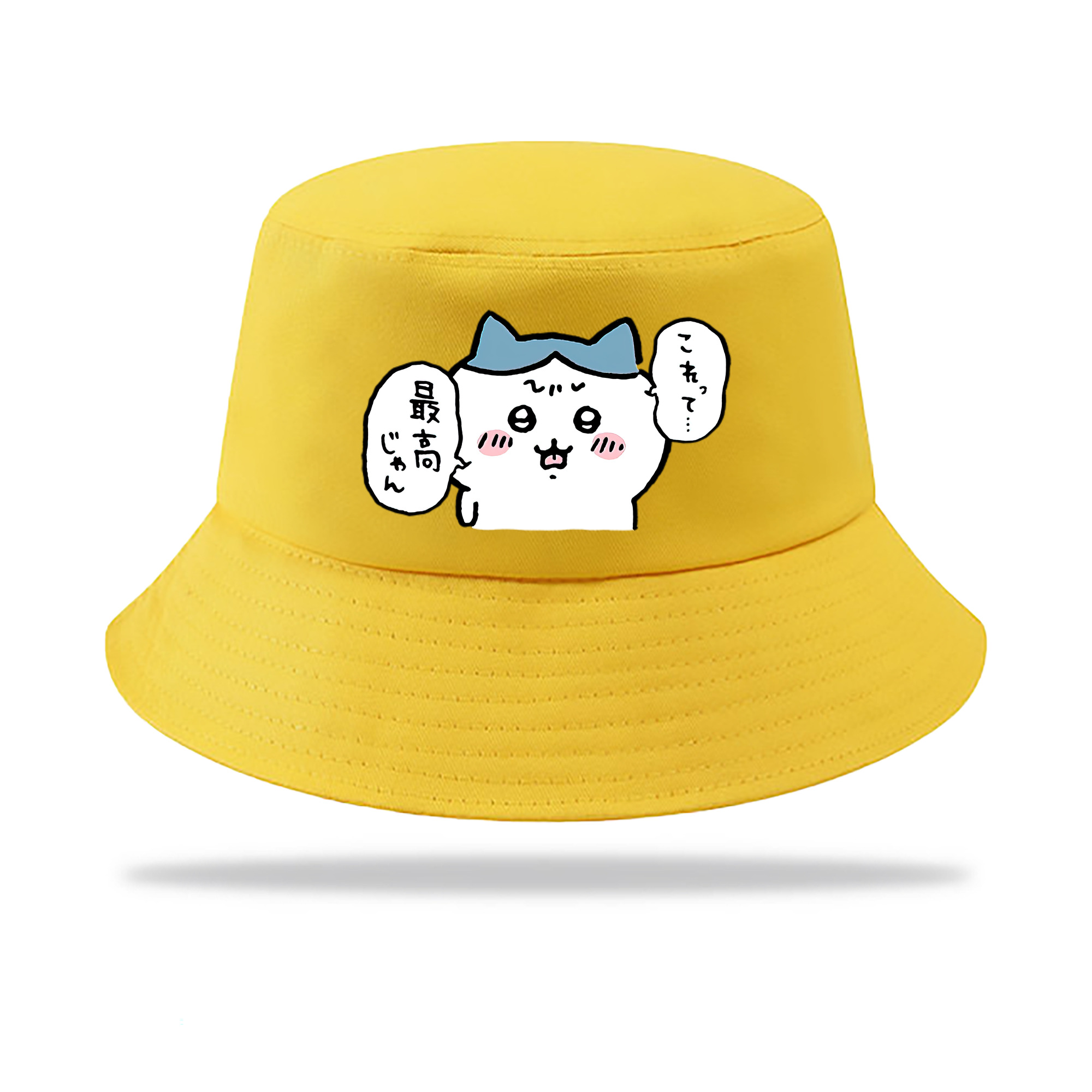 （画像用） ちいかわ ハチワレ Chii-kawa hachiware アウトドア日除けバケットハット