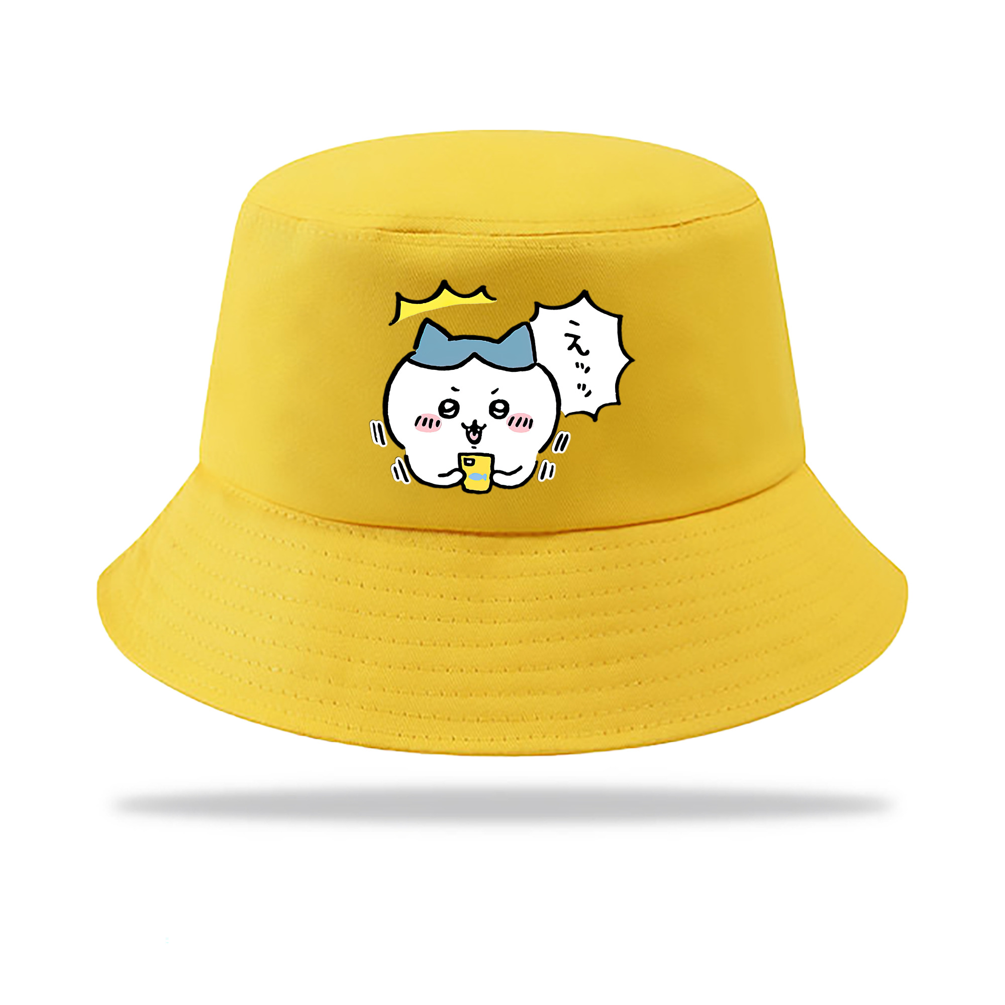 （画像用） ちいかわ ハチワレ Chii-kawa hachiware アウトドア日除けバケットハット