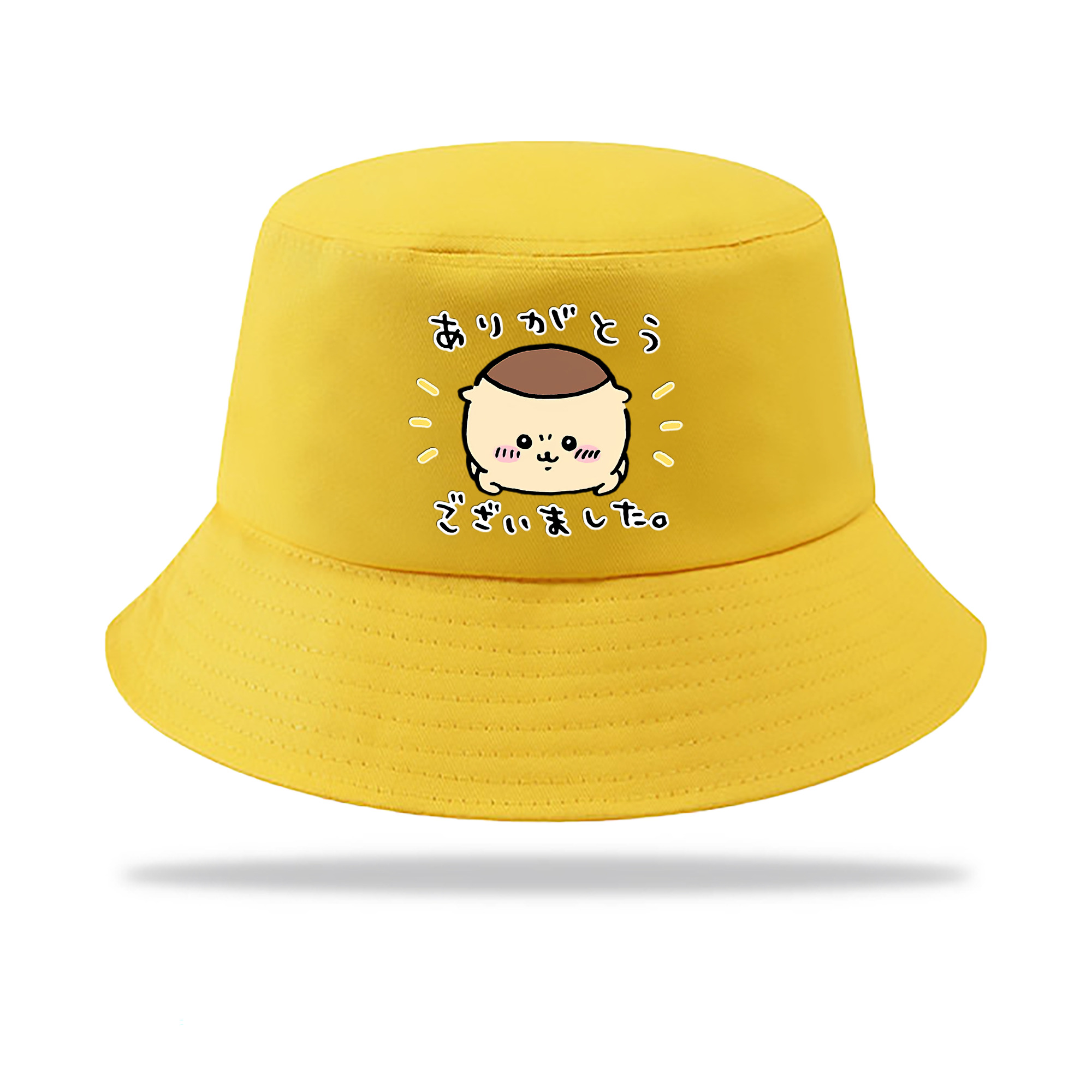 （画像用） ちいかわ くりまんじゅう Chii-kawa kuri manjū アウトドア日除けバケットハット