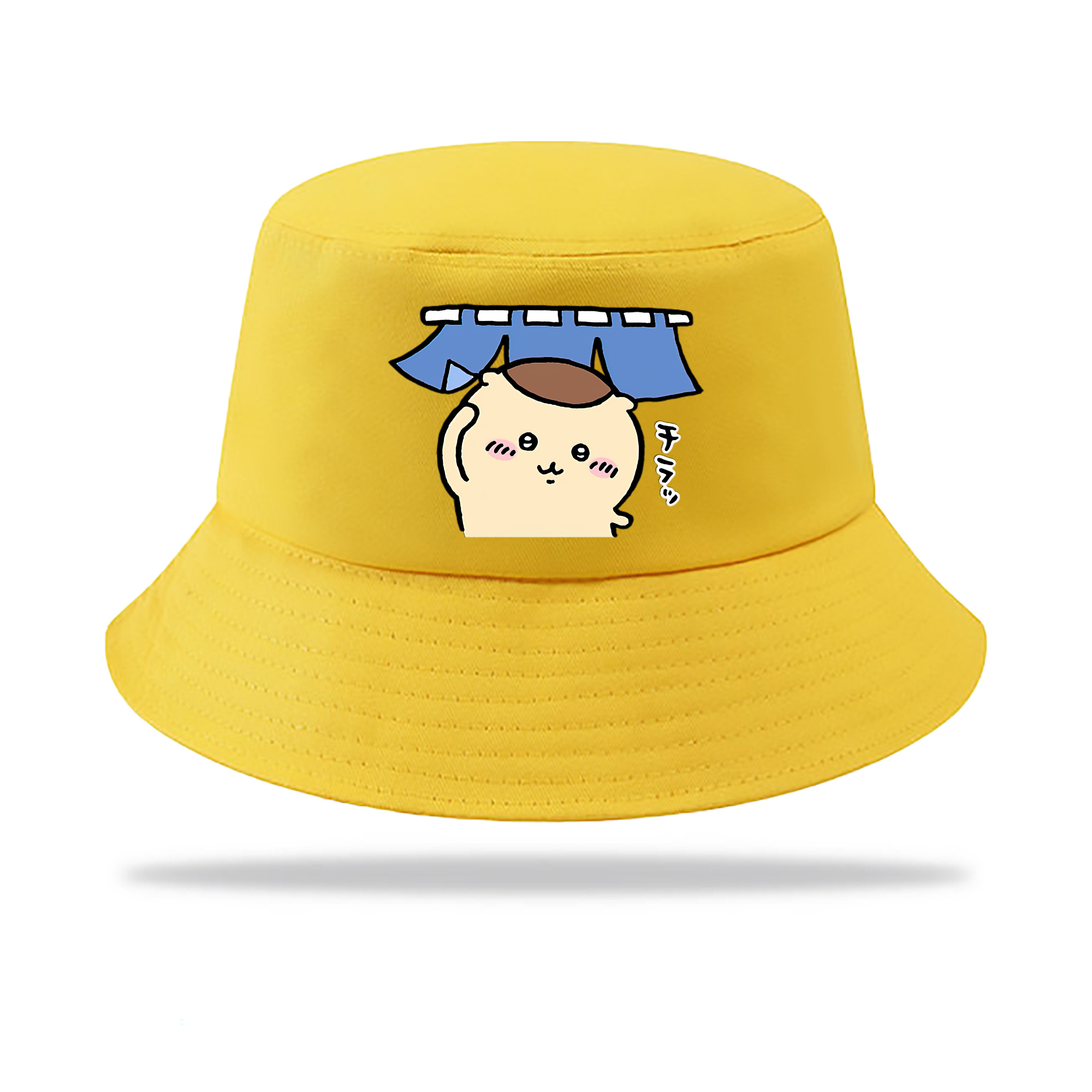 （画像用） ちいかわ くりまんじゅう Chii-kawa kuri manjū アウトドア日除けバケットハット