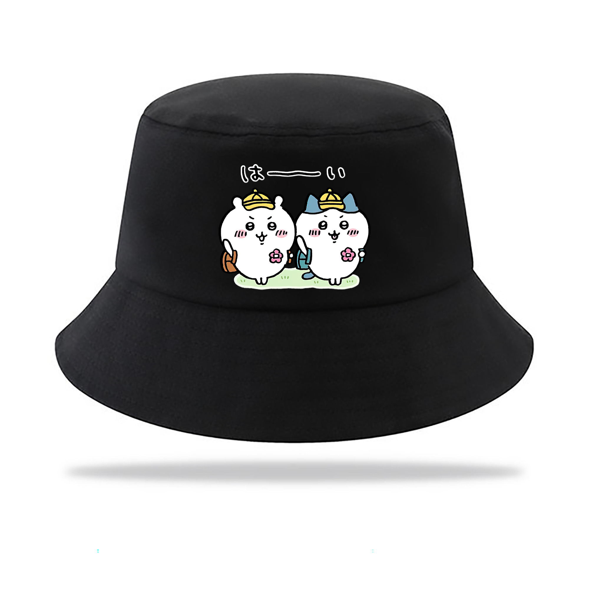 （画像用） ちいかわ ハチワレ Chii-kawa hachiware アウトドア日除けバケットハット