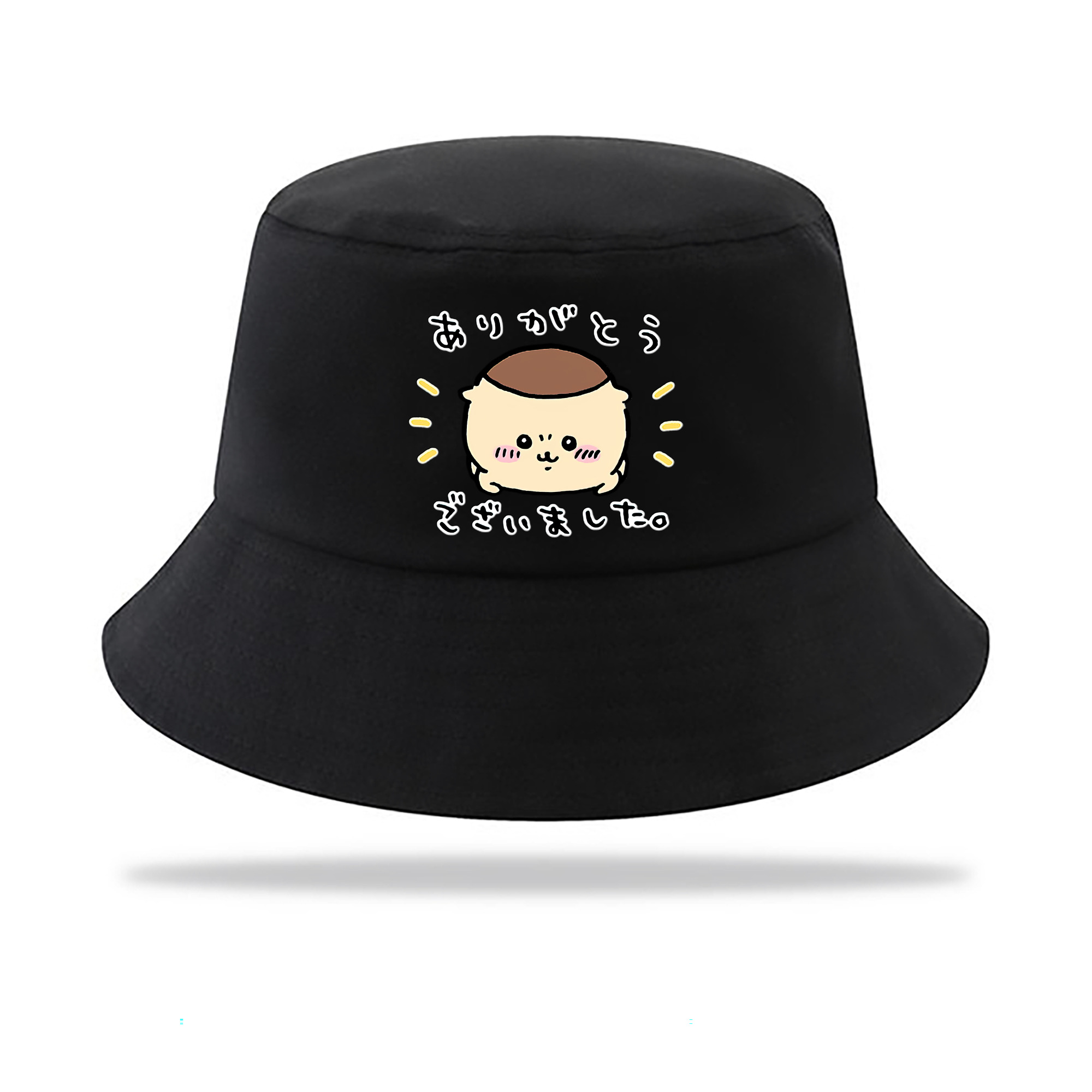 （画像用） ちいかわ くりまんじゅう Chii-kawa kuri manjū アウトドア日除けバケットハット