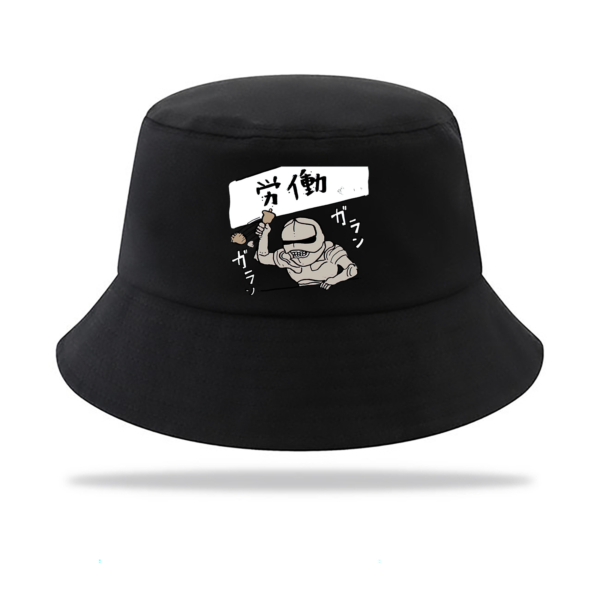 （画像用） ちいかわ 労働の鎧さん Chii-kawa Mr. Armor of Labor アウトドア日除けバケットハット