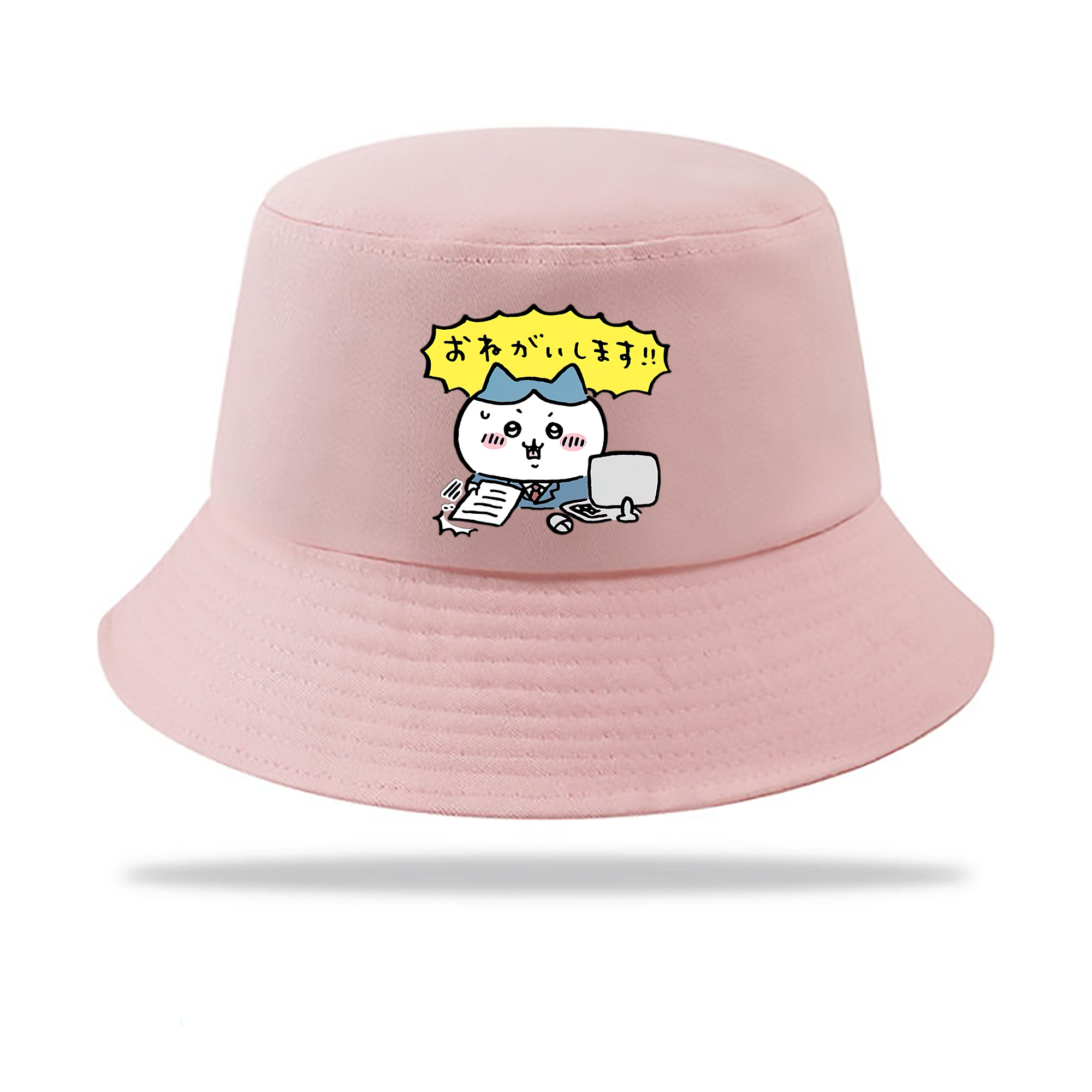 （画像用） ちいかわ ハチワレ Chii-kawa hachiware アウトドア日除けバケットハット