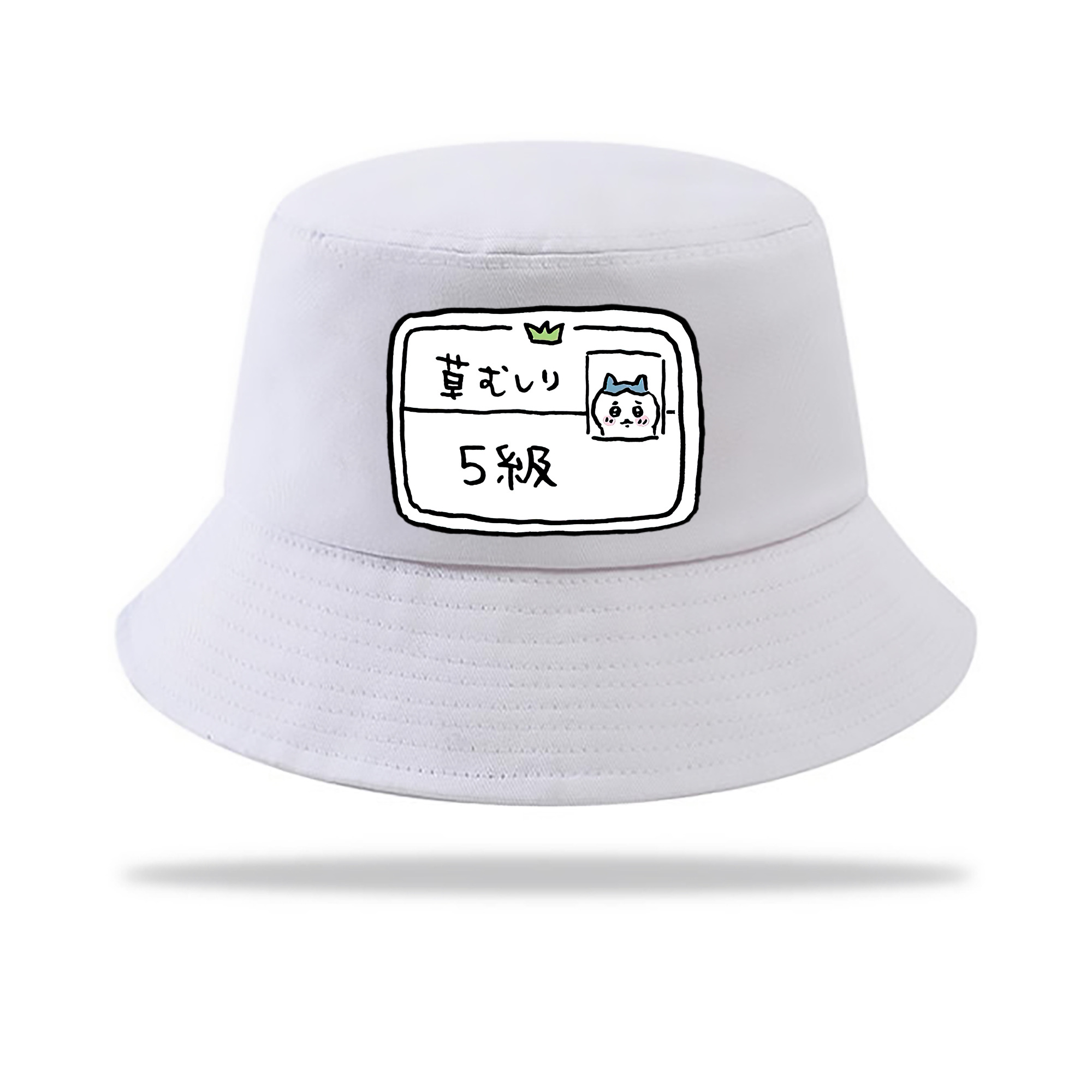 （画像用） ちいかわ ハチワレ Chii-kawa hachiware アウトドア日除けバケットハット