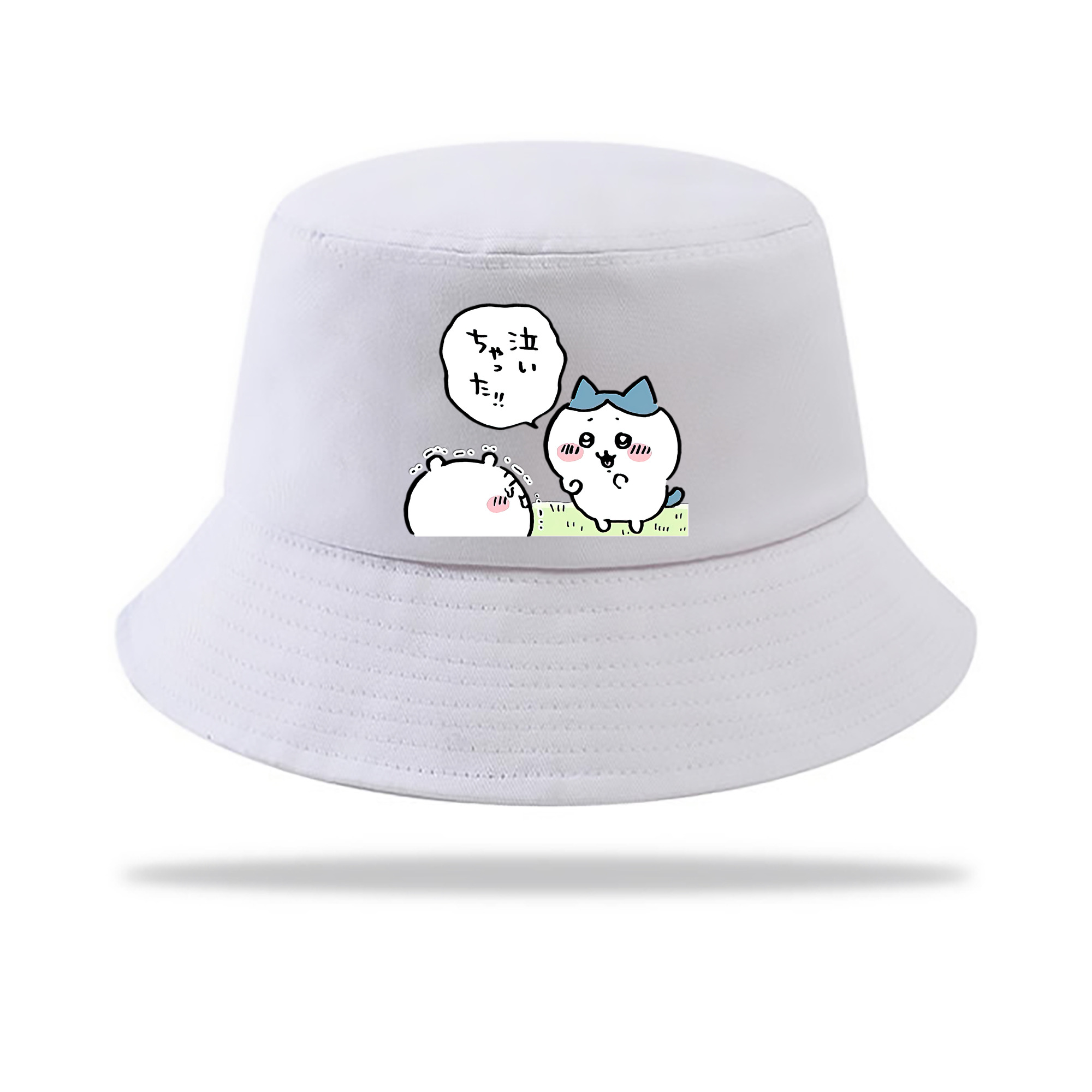 （画像用） ちいかわ ハチワレ Chii-kawa hachiware アウトドア日除けバケットハット