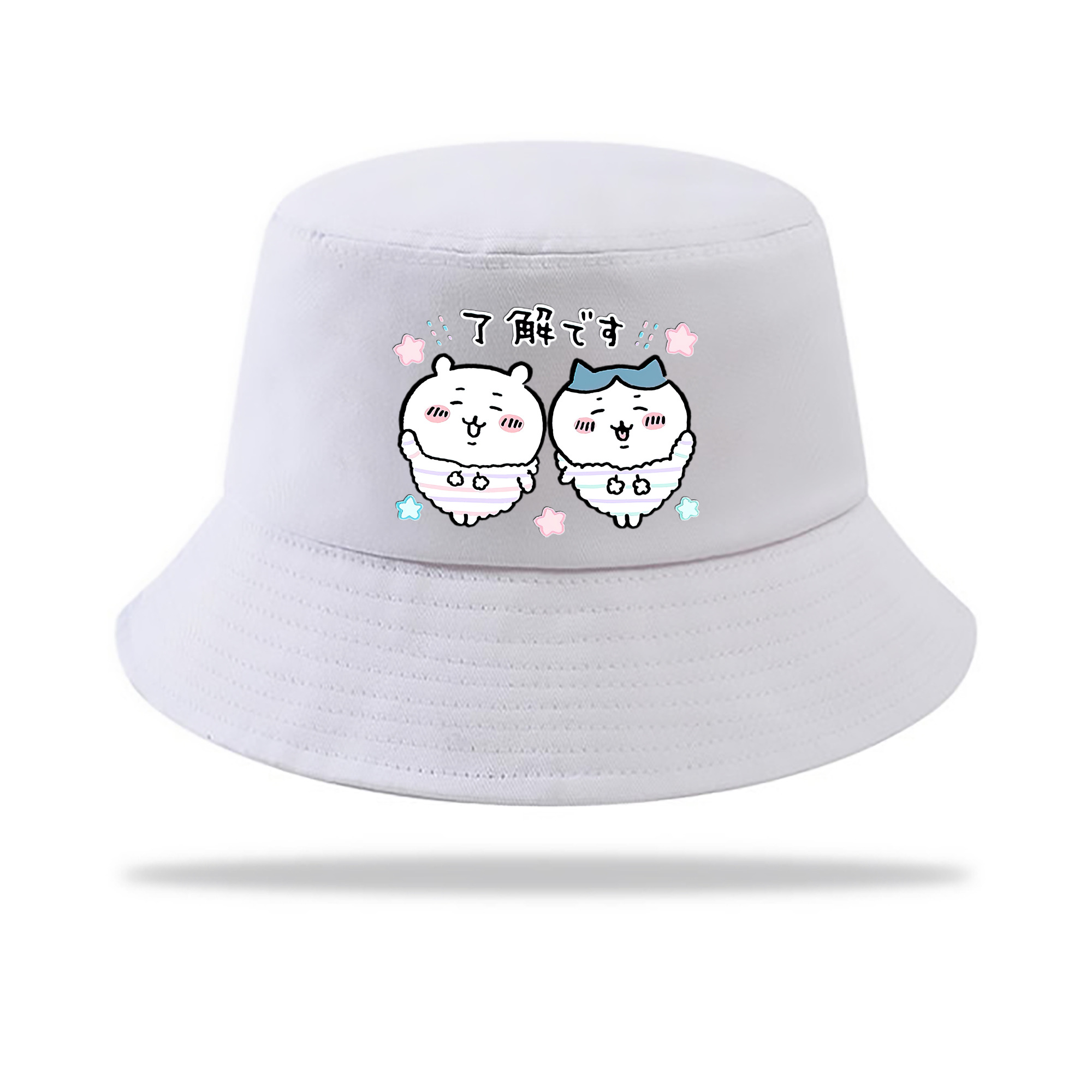 （画像用） ちいかわ ハチワレ Chii-kawa hachiware アウトドア日除けバケットハット