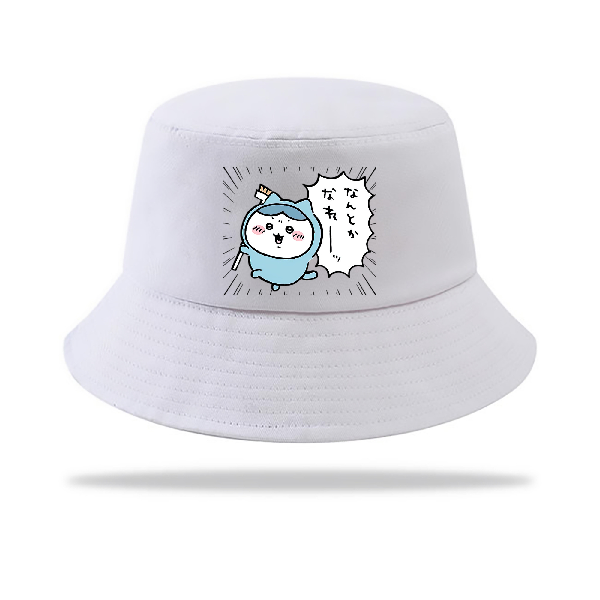 （画像用） ちいかわ ハチワレ Chii-kawa hachiware アウトドア日除けバケットハット