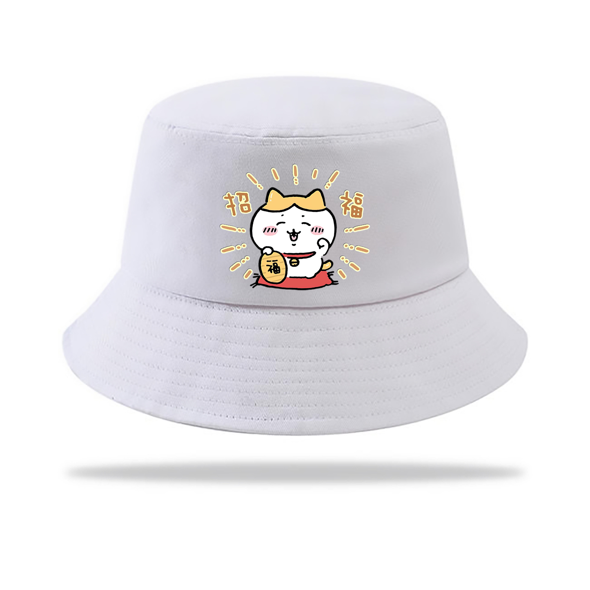 （画像用） ちいかわ ハチワレ Chii-kawa hachiware アウトドア日除けバケットハット