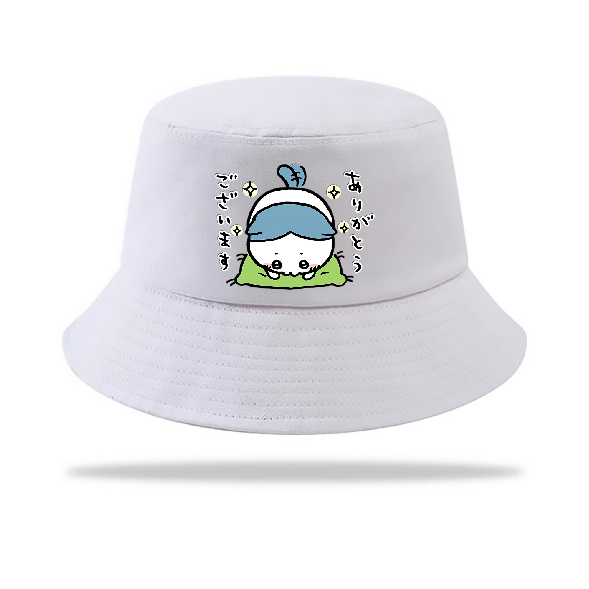 （画像用） ちいかわ ハチワレ Chii-kawa hachiware アウトドア日除けバケットハット